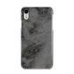 Faux Marble Grey Black Apple iPhone XR White 3D Snap Case