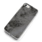 Faux Marble Grey Black iPhone 8 Bumper Case on Silver iPhone Alternative Image
