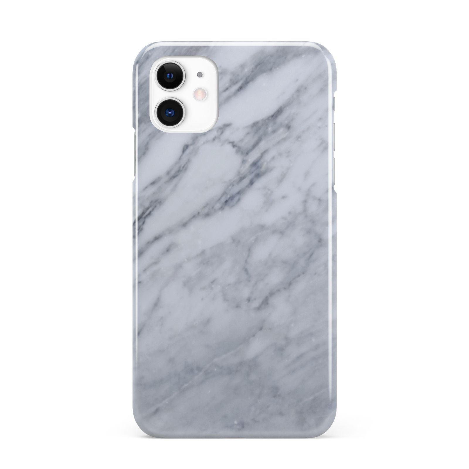 Faux Marble Italian Grey iPhone 11 3D Snap Case