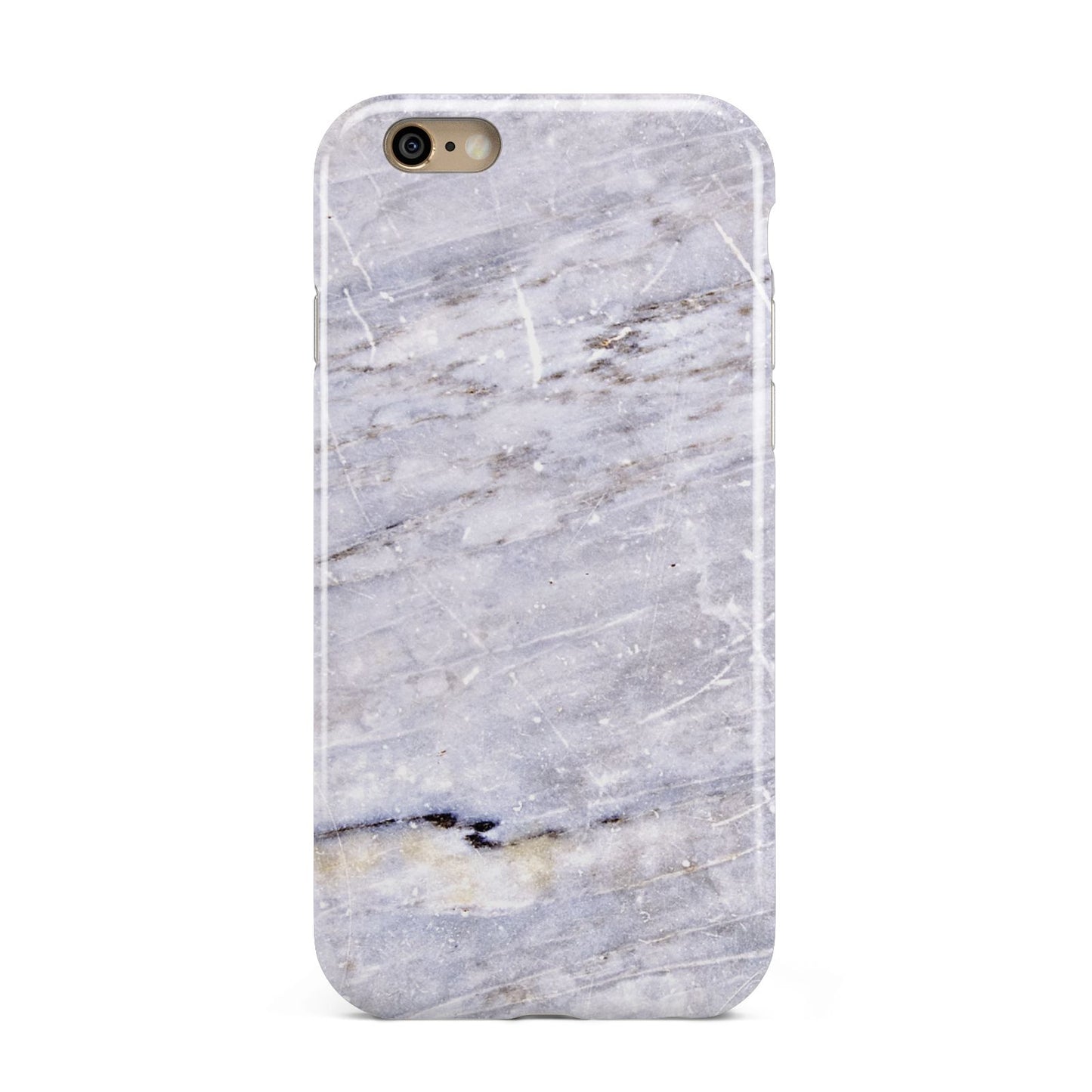 Faux Marble Mid Grey Apple iPhone 6 3D Tough Case