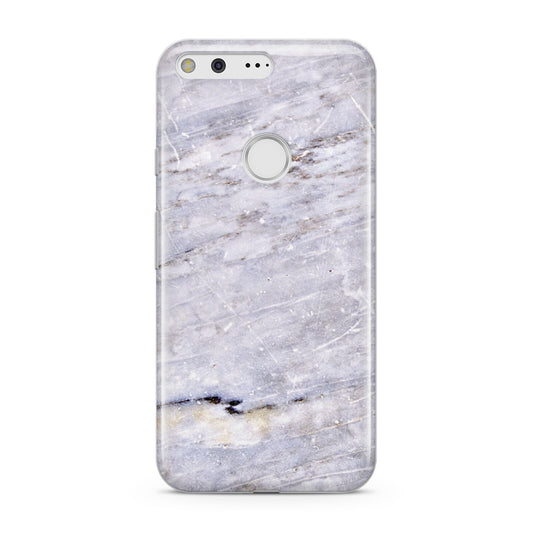 Faux Marble Mid Grey Google Pixel Case