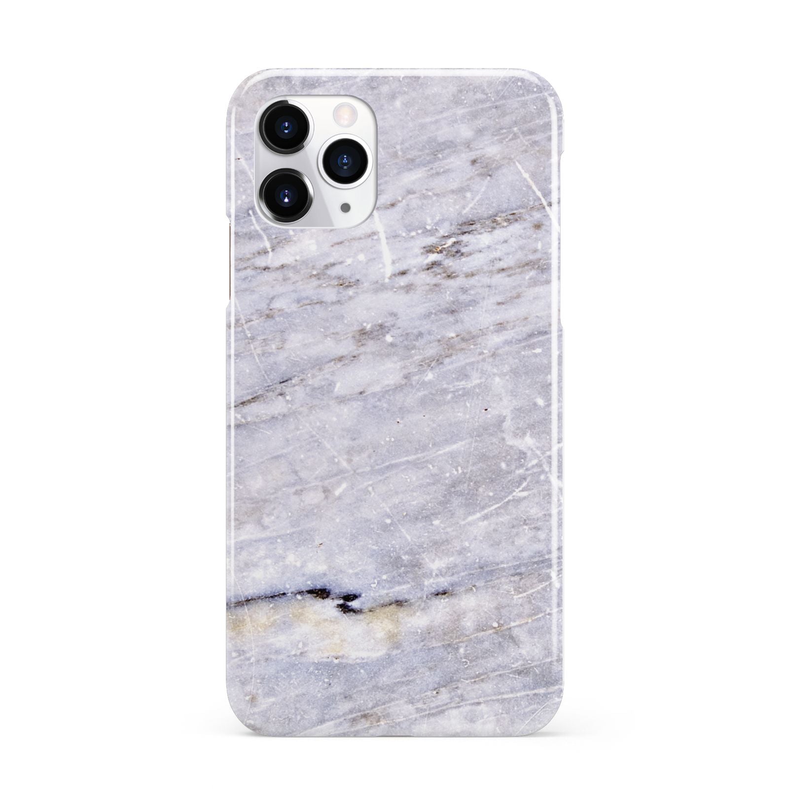 Faux Marble Mid Grey iPhone 11 Pro 3D Snap Case