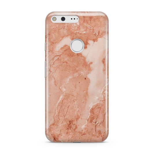 Faux Marble Red Google Pixel Case