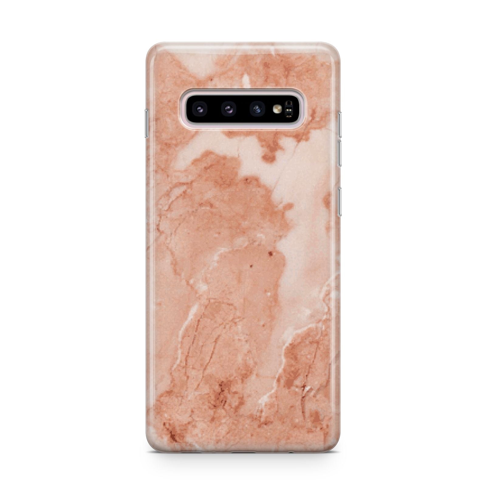 Faux Marble Red Samsung Galaxy S10 Plus Case