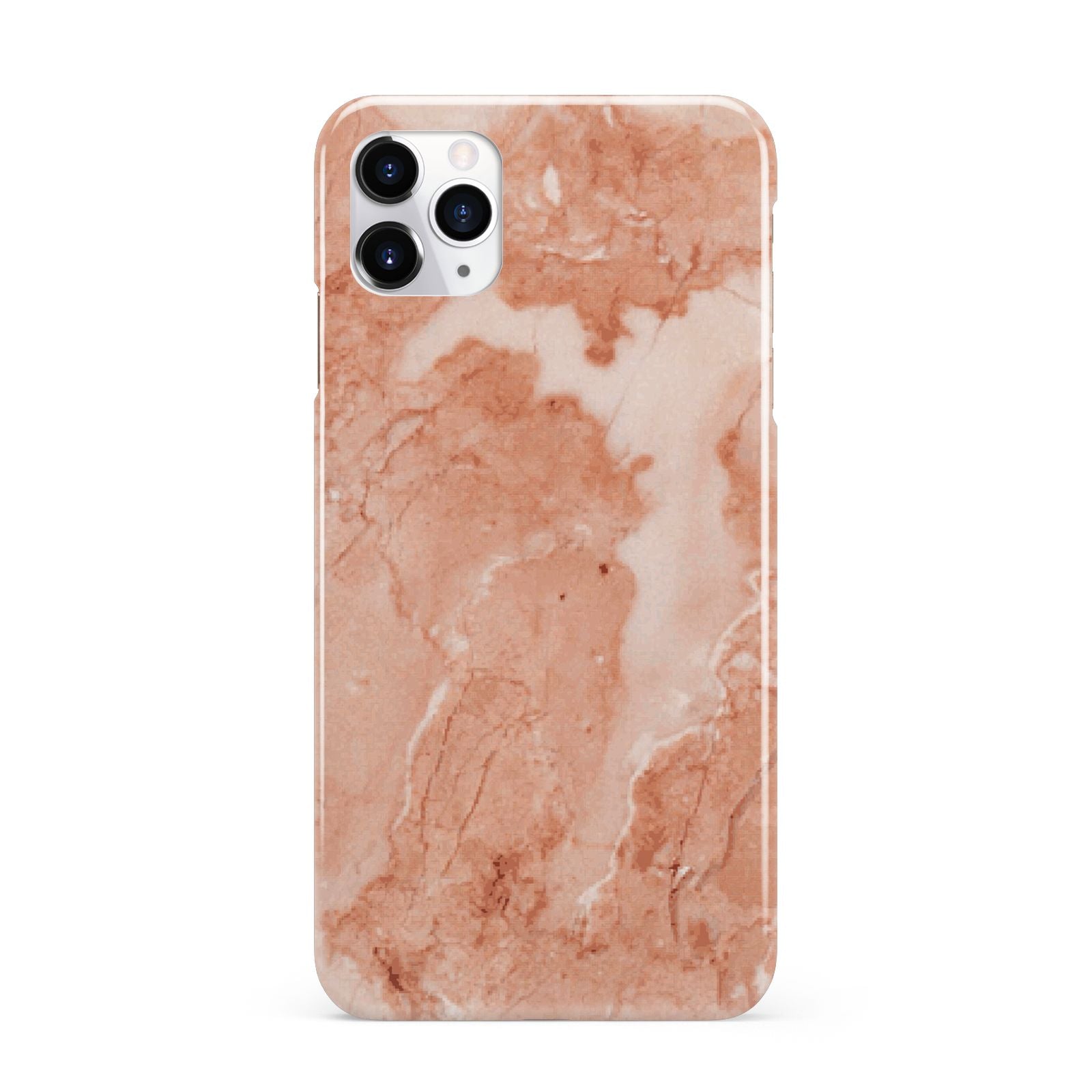 Faux Marble Red iPhone 11 Pro Max 3D Snap Case