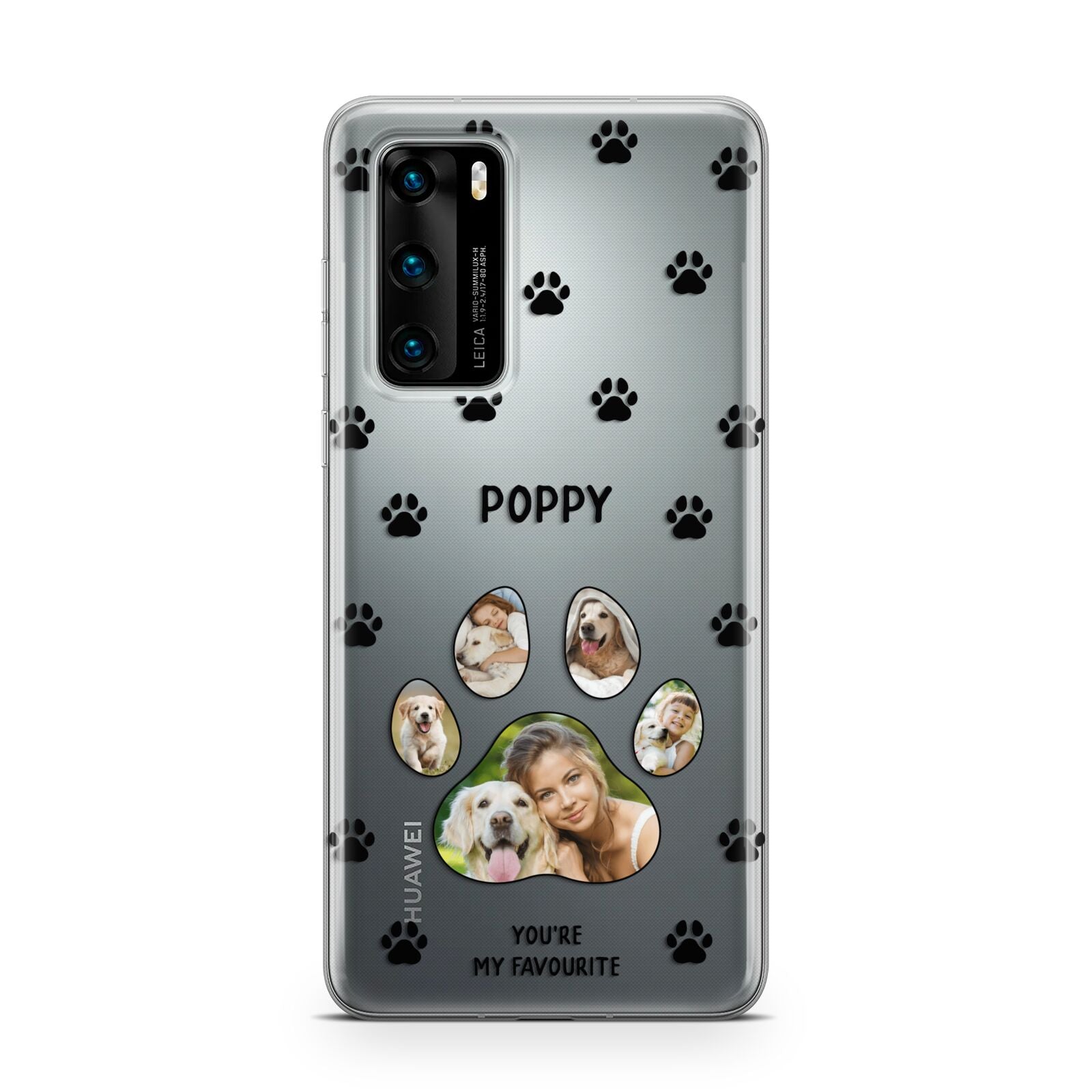 Favourite Dog Photos Personalised Huawei P40 Phone Case