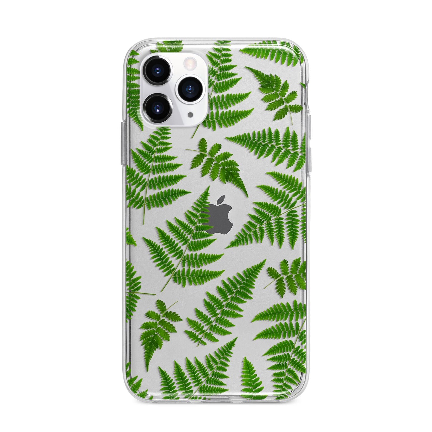 Fern Leaf Apple iPhone 11 Pro in Silver with Bumper Case