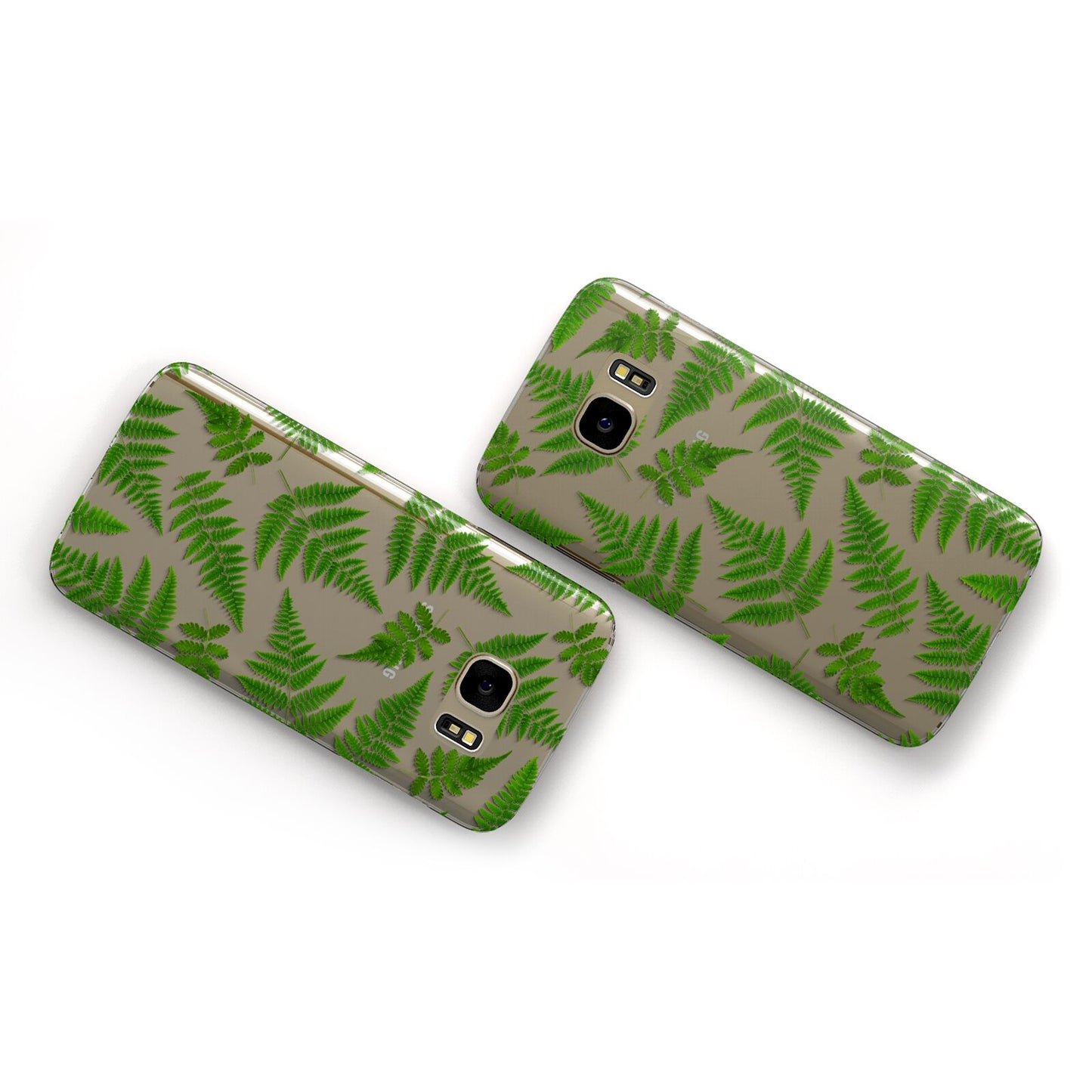 Fern Leaf Samsung Galaxy Case Flat Overview