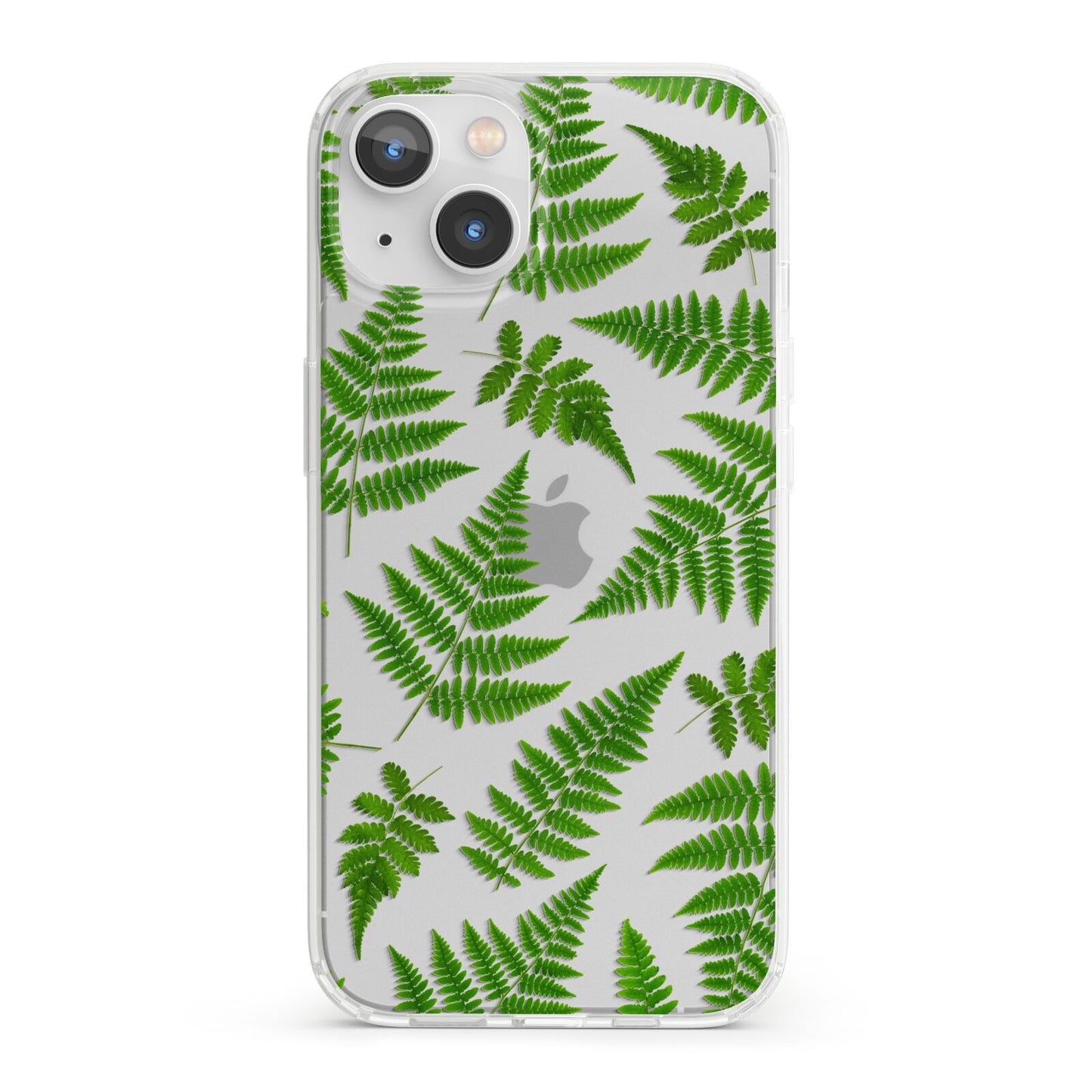 Fern Leaf iPhone 13 Clear Bumper Case