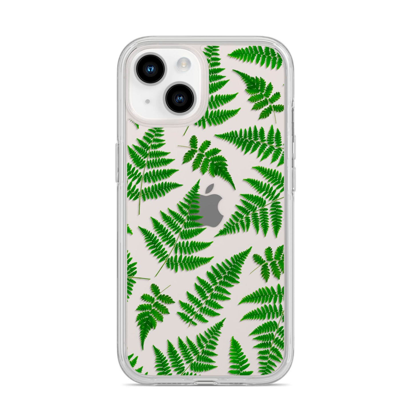 Fern Leaf iPhone 14 Clear Tough Case Starlight