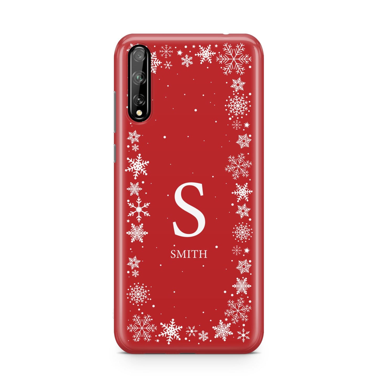 Festive Monogram Personalised Huawei Enjoy 10s Phone Case