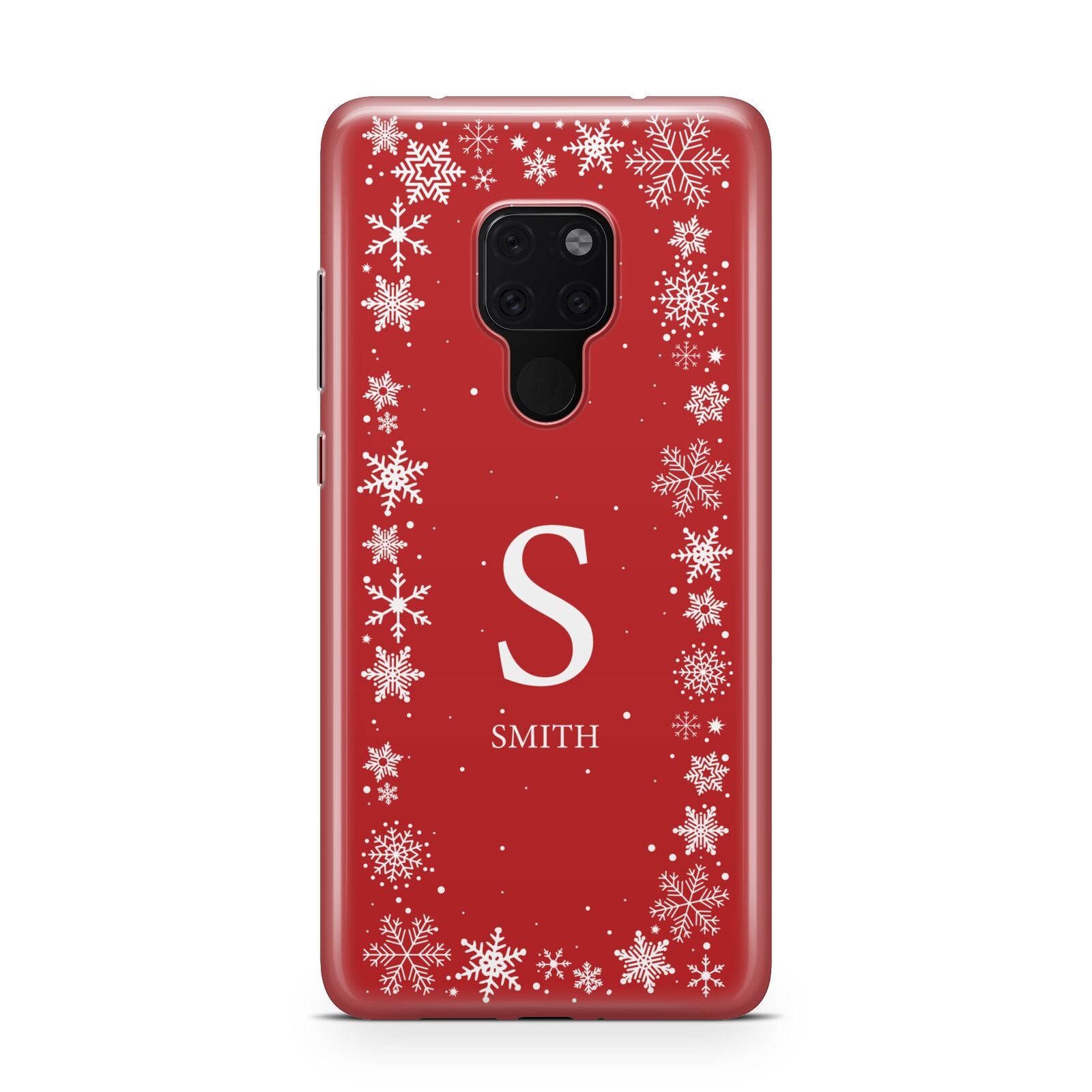 Festive Monogram Personalised Huawei Mate 20 Phone Case