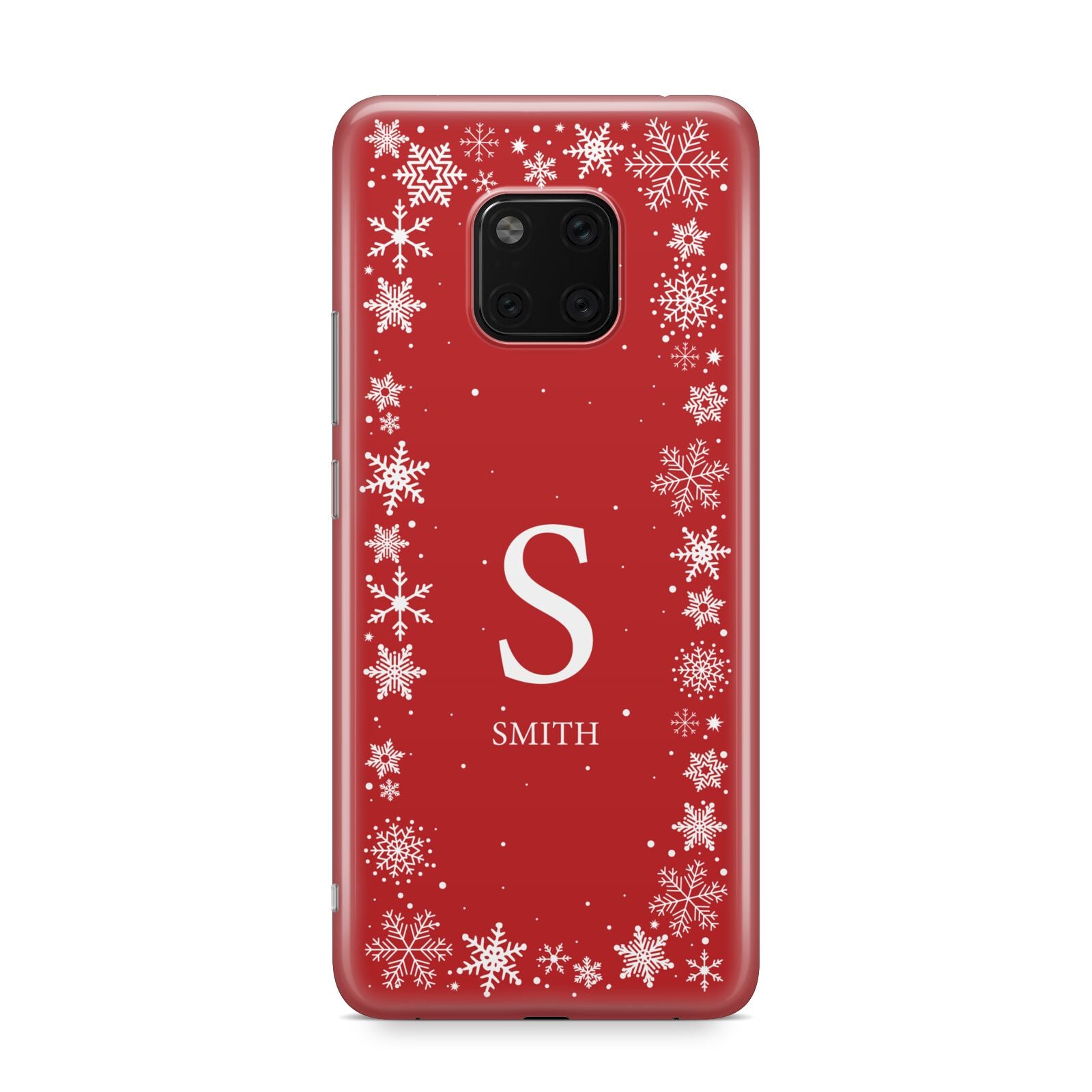 Festive Monogram Personalised Huawei Mate 20 Pro Phone Case