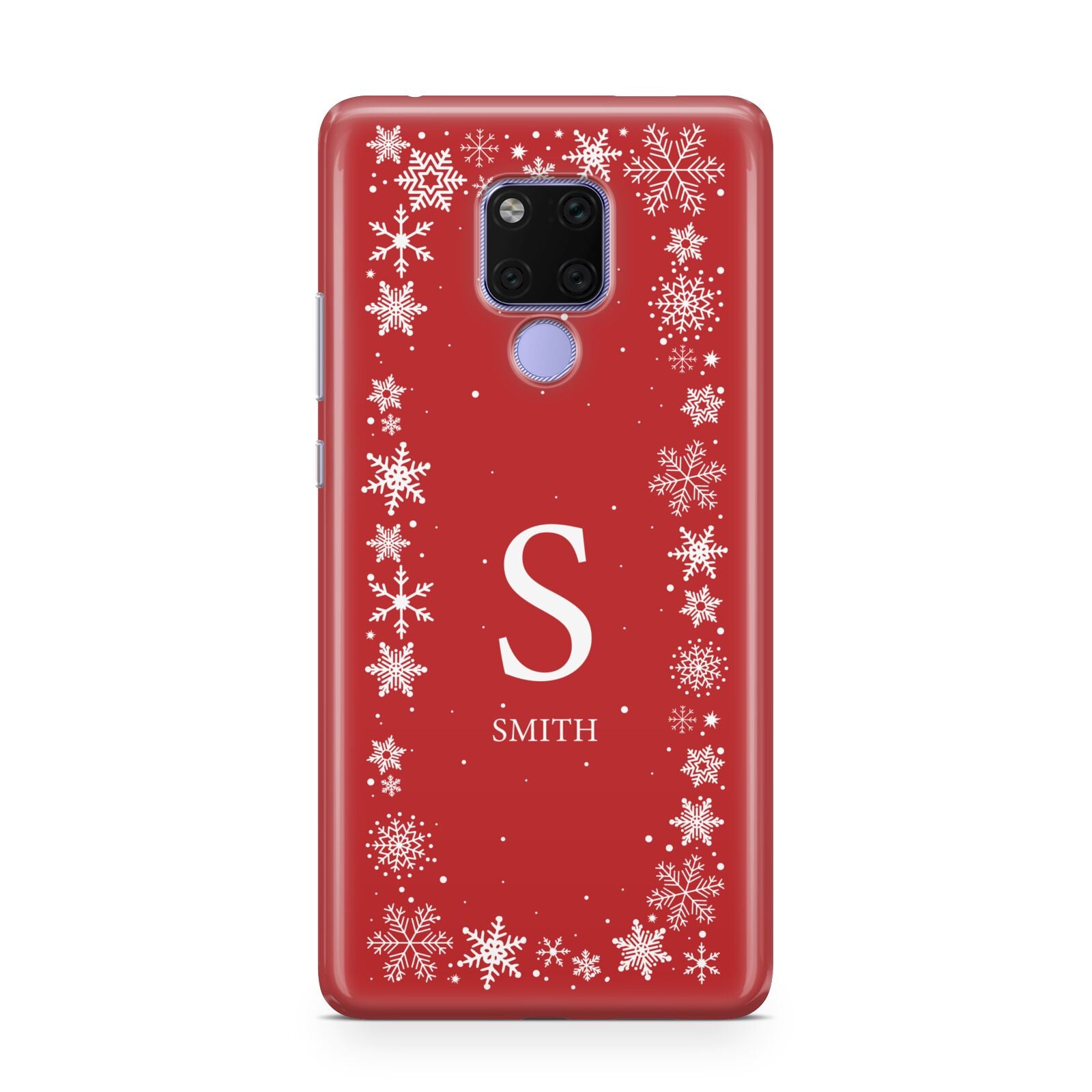 Festive Monogram Personalised Huawei Mate 20X Phone Case