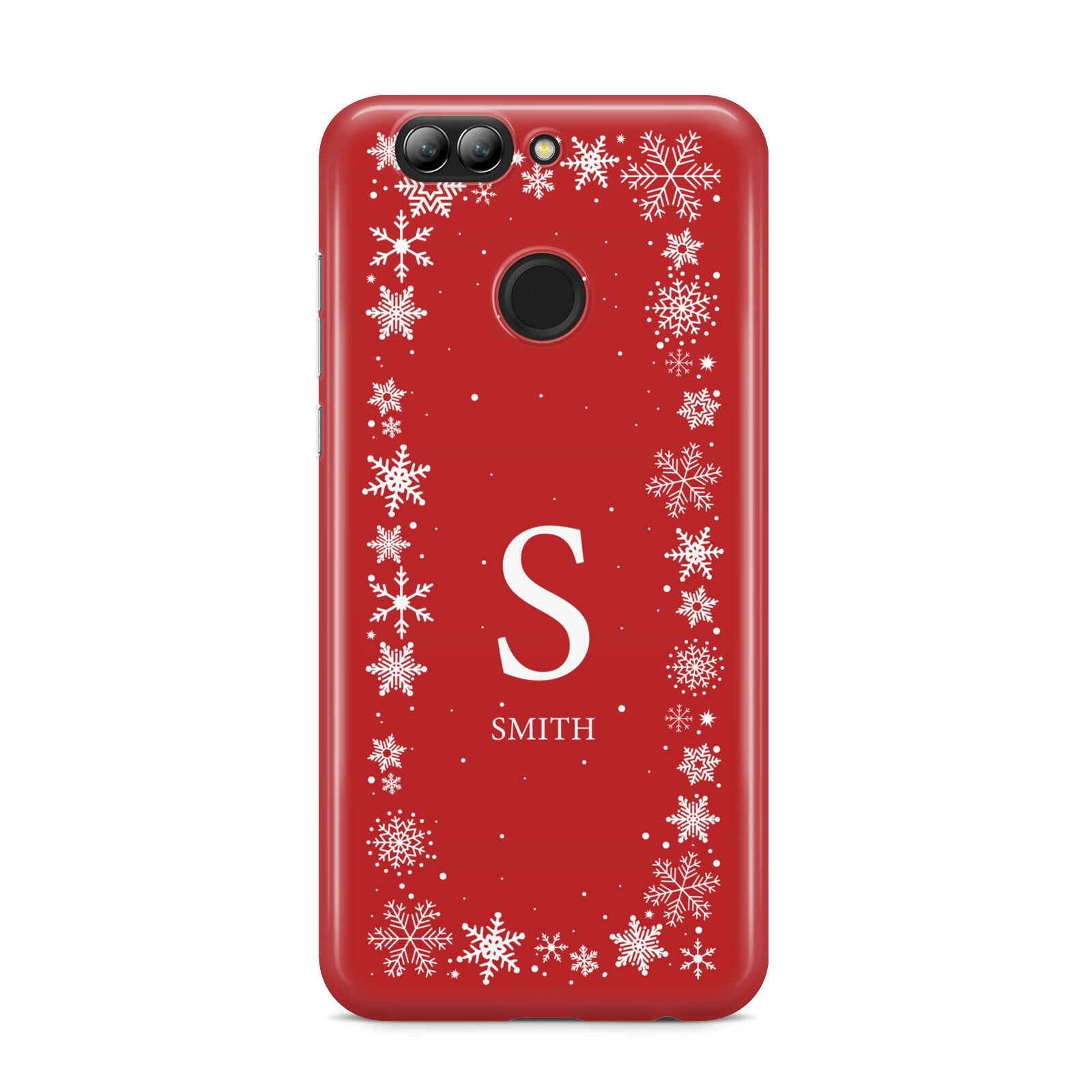 Festive Monogram Personalised Huawei Nova 2s Phone Case