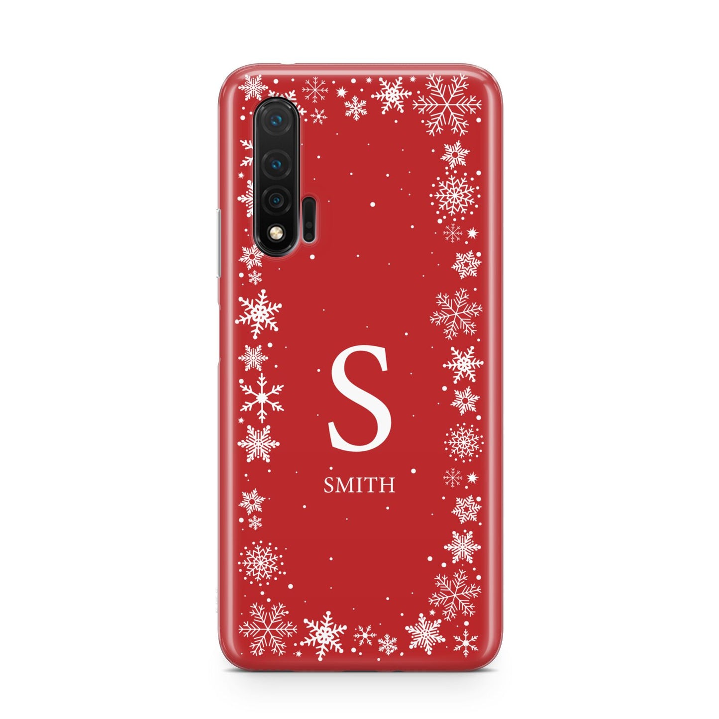 Festive Monogram Personalised Huawei Nova 6 Phone Case