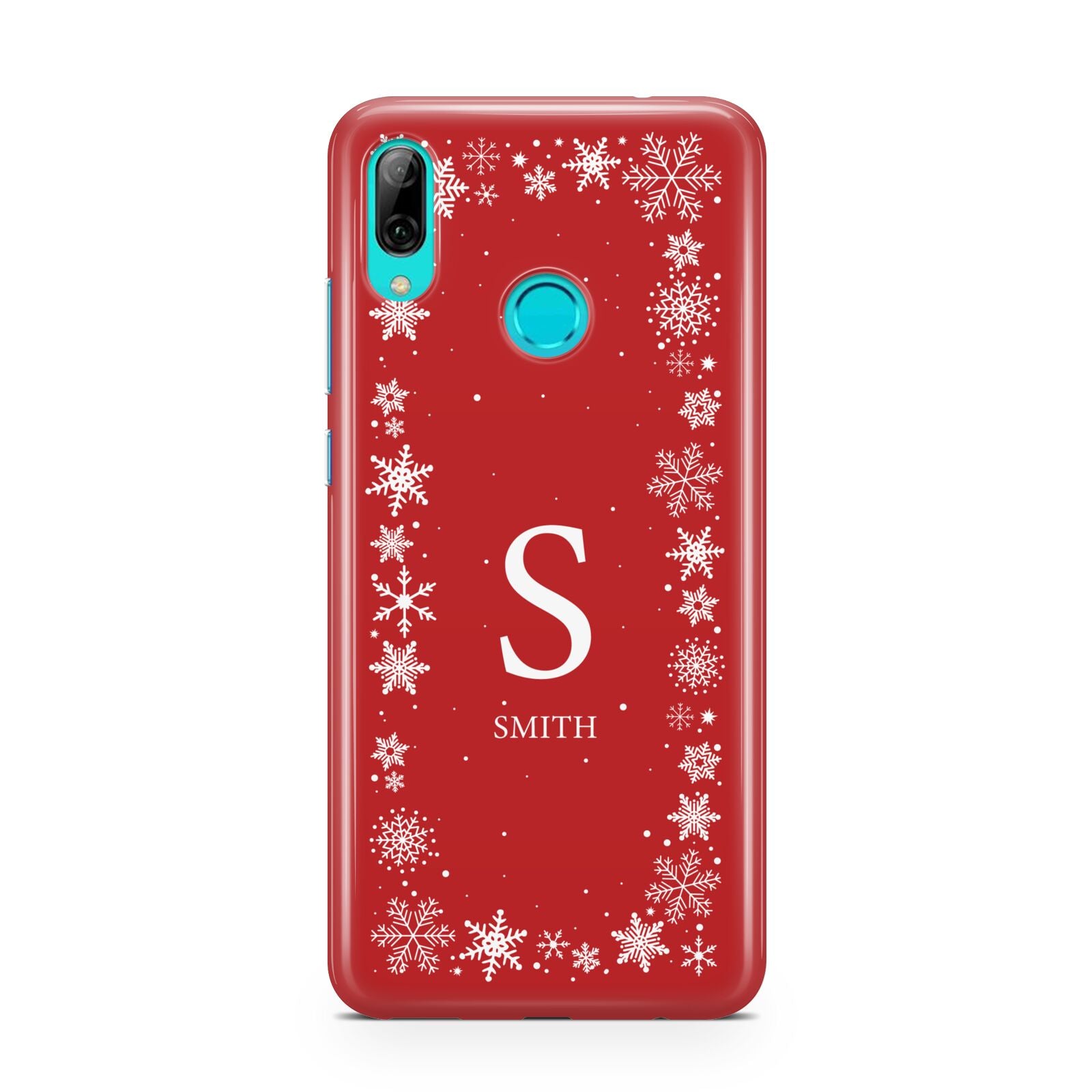 Festive Monogram Personalised Huawei P Smart 2019 Case