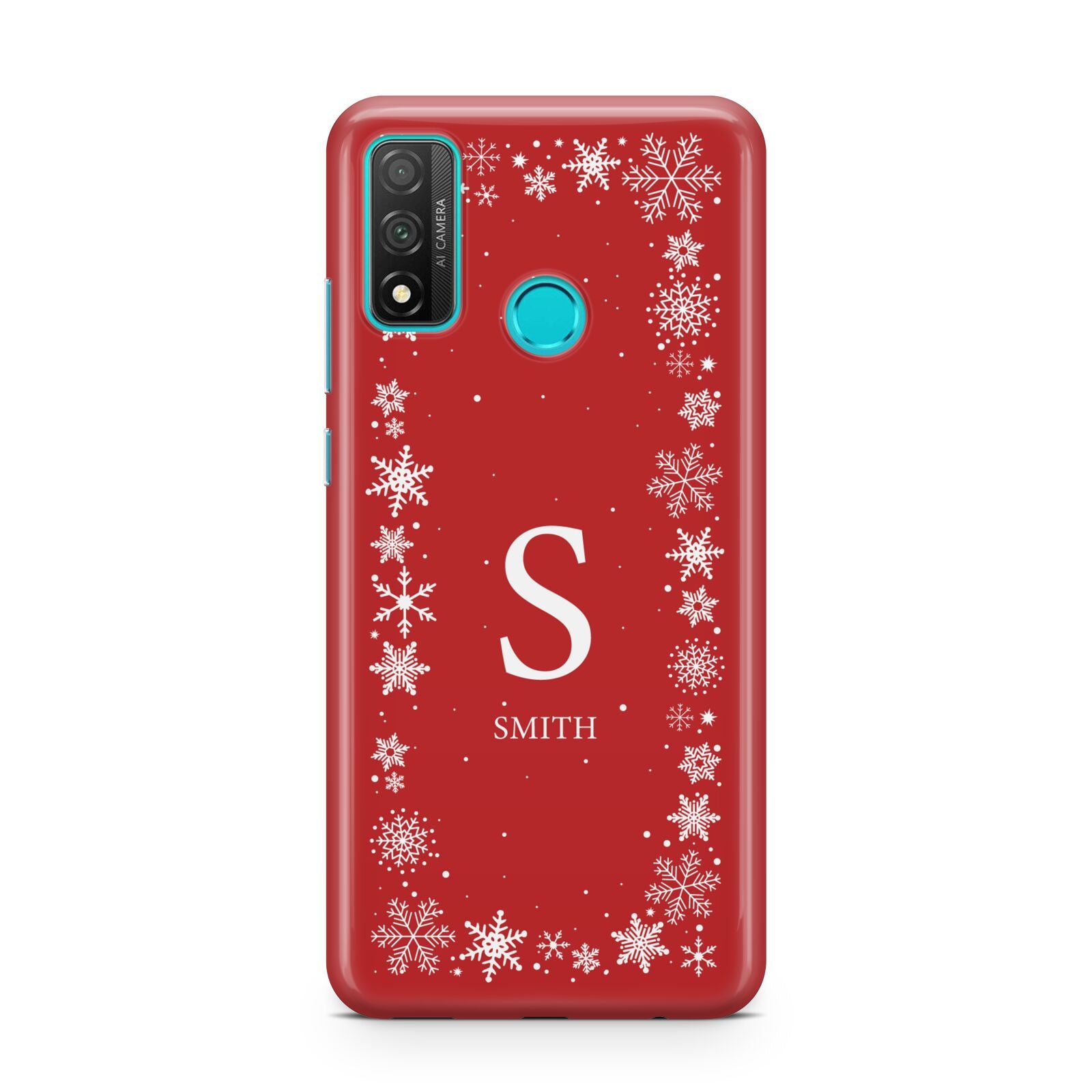 Festive Monogram Personalised Huawei P Smart 2020