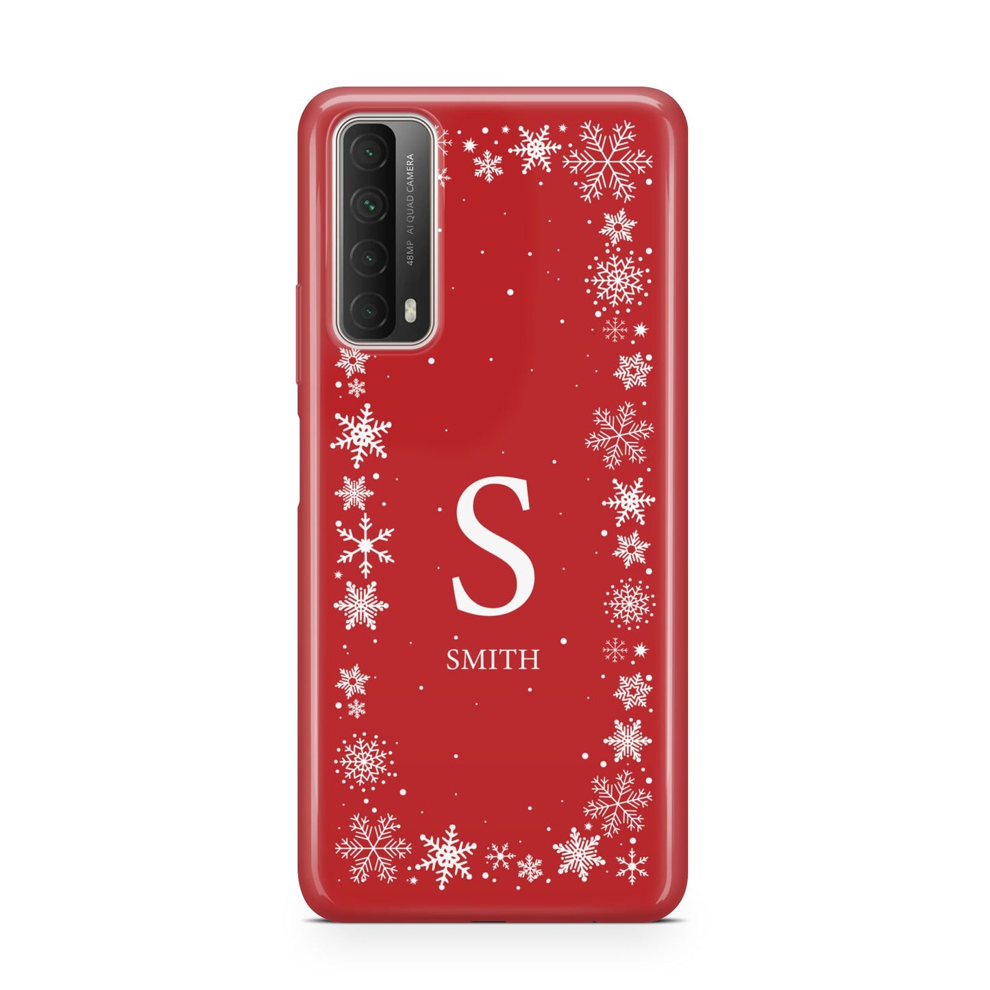 Festive Monogram Personalised Huawei P Smart 2021