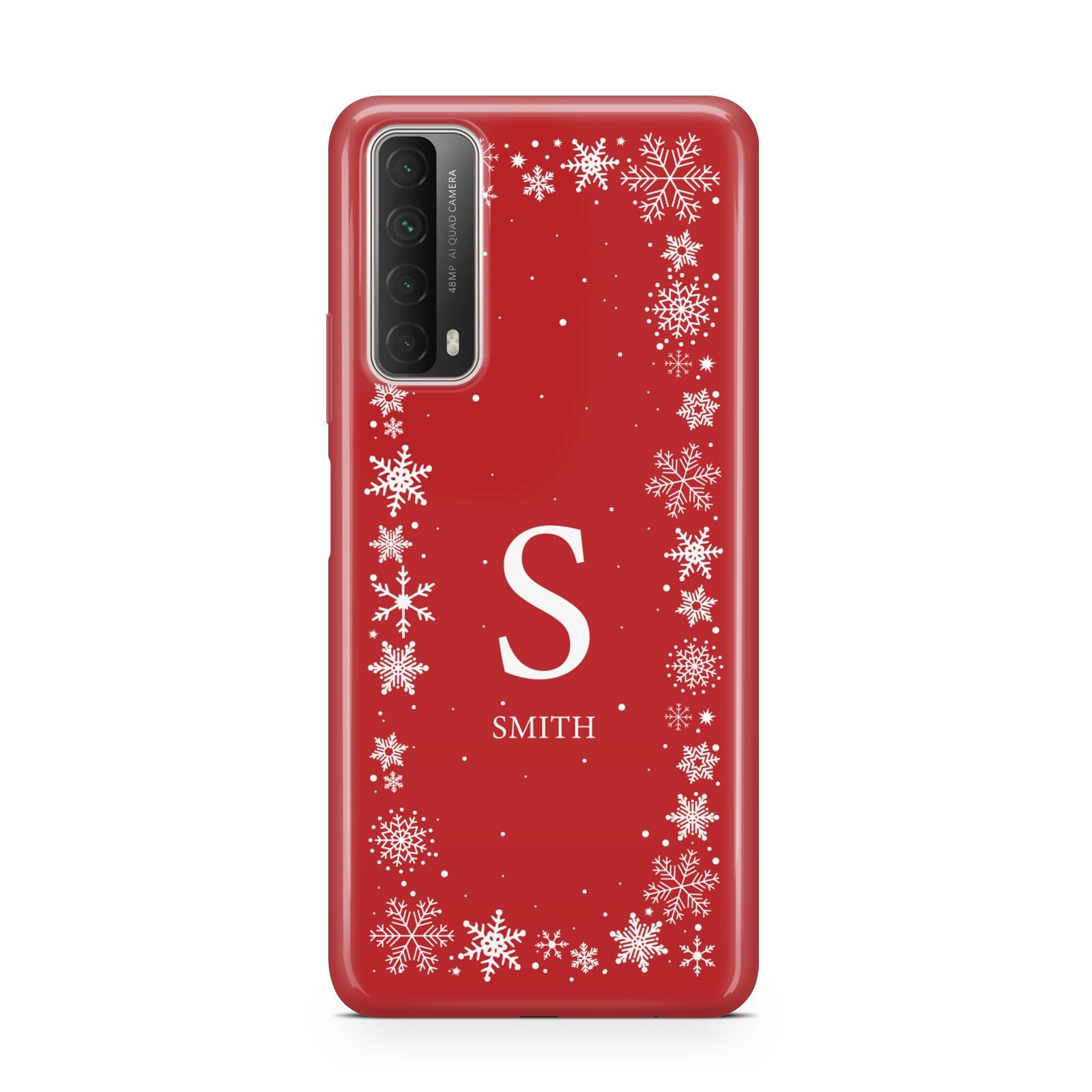 Festive Monogram Personalised Huawei P Smart 2021