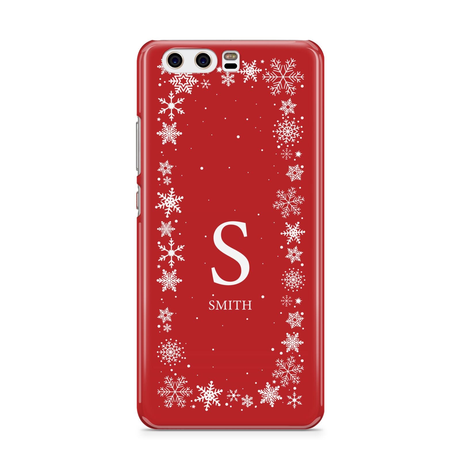 Festive Monogram Personalised Huawei P10 Phone Case