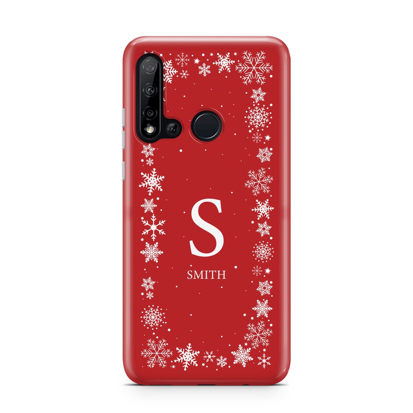 Festive Monogram Personalised Huawei P20 Lite 5G Phone Case