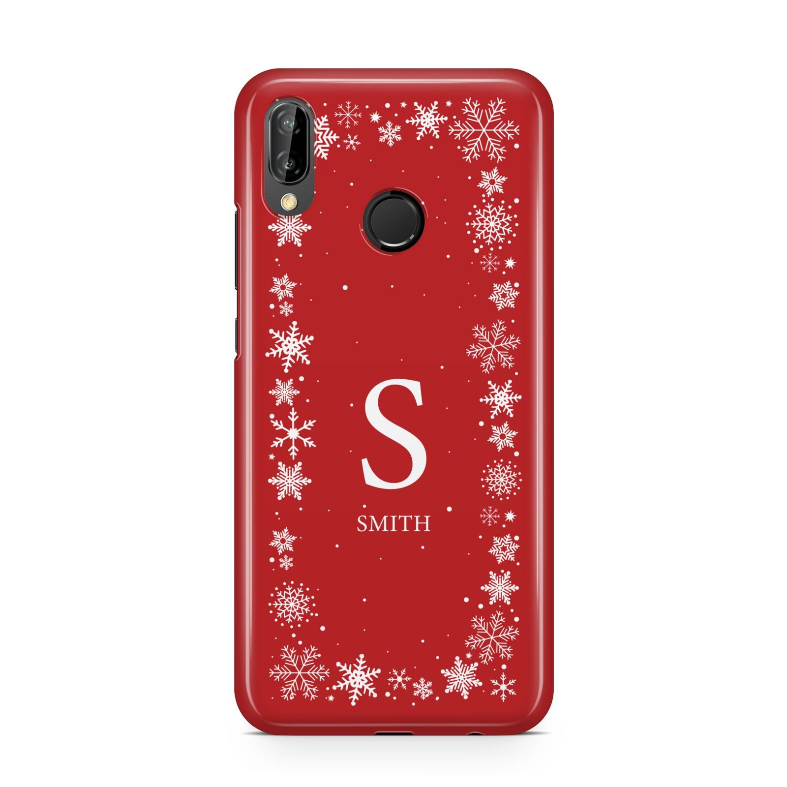 Festive Monogram Personalised Huawei P20 Lite Phone Case