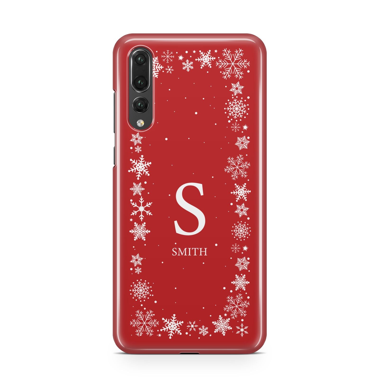 Festive Monogram Personalised Huawei P20 Pro Phone Case