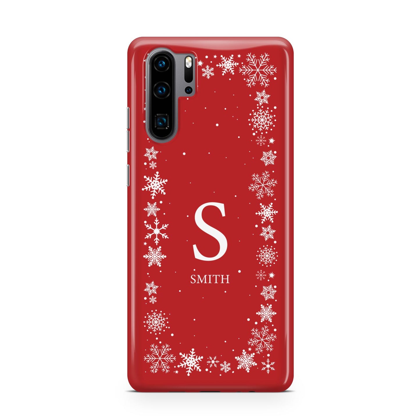 Festive Monogram Personalised Huawei P30 Pro Phone Case