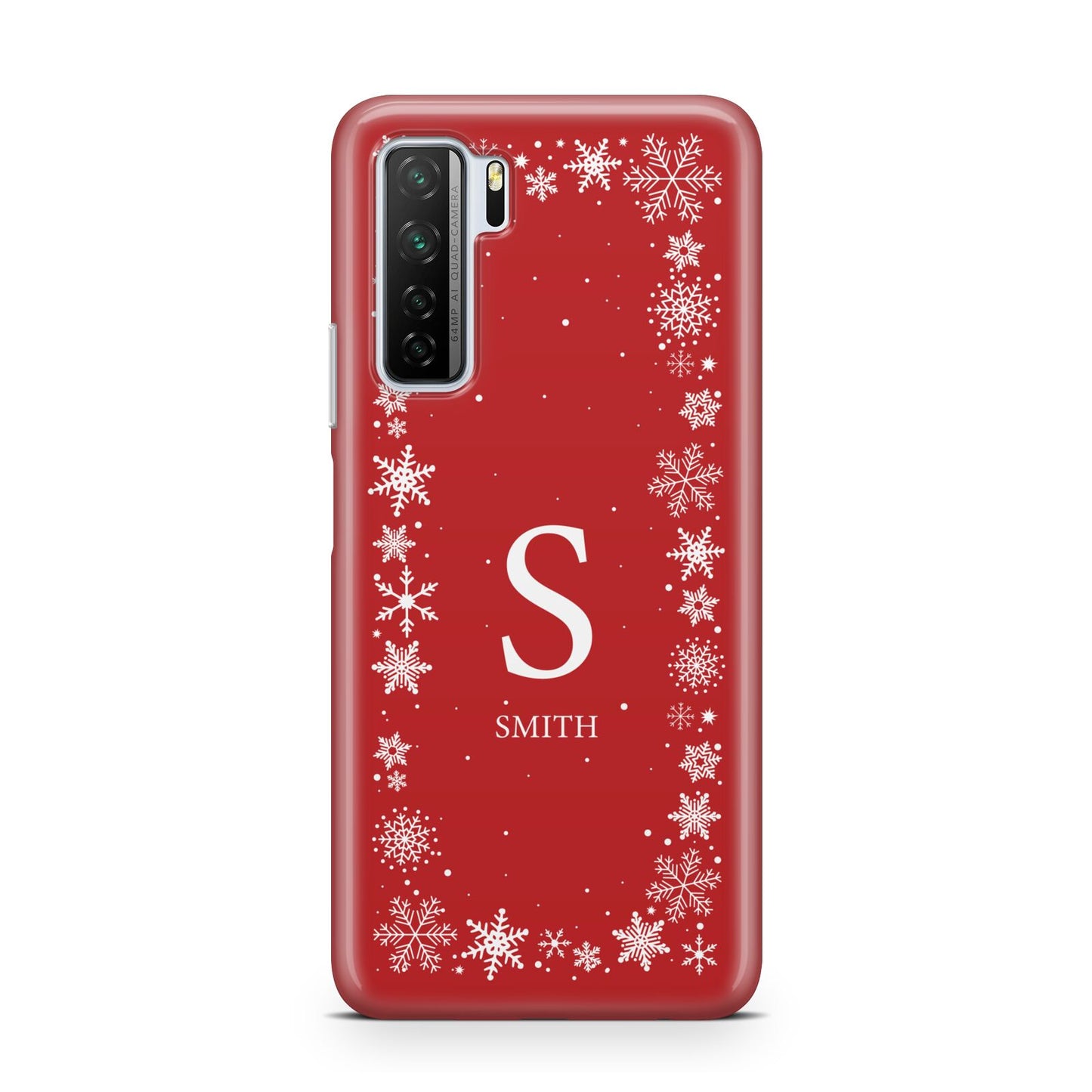 Festive Monogram Personalised Huawei P40 Lite 5G Phone Case