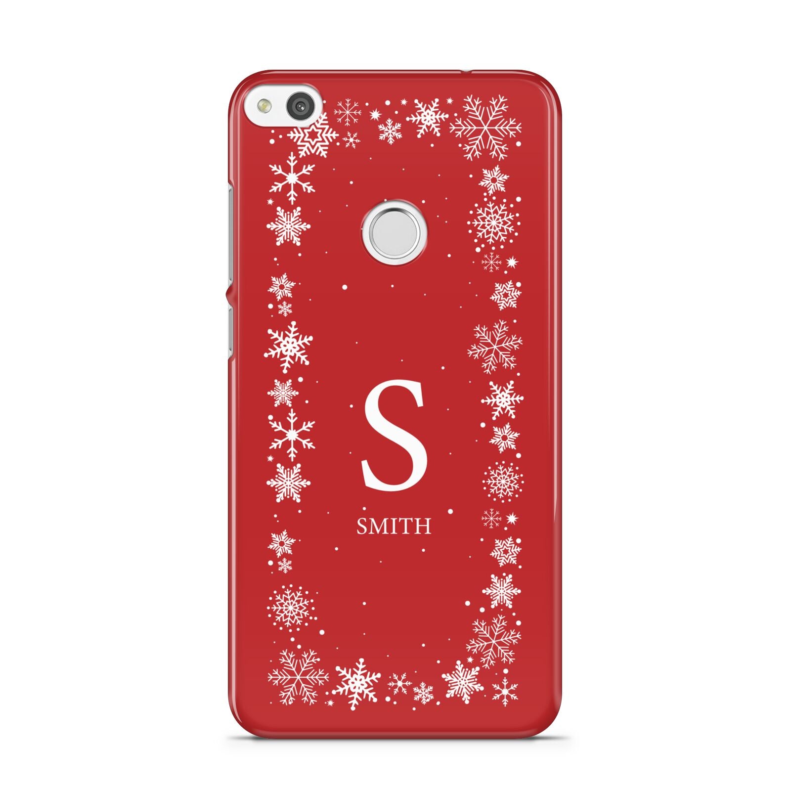 Festive Monogram Personalised Huawei P8 Lite Case