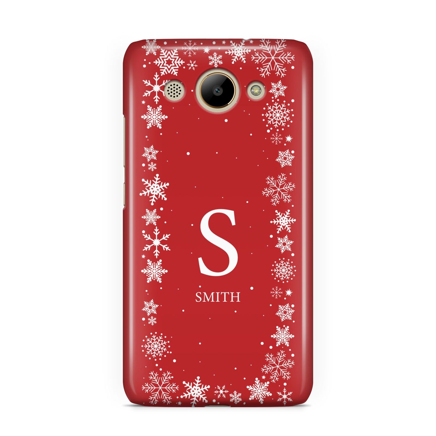 Festive Monogram Personalised Huawei Y3 2017