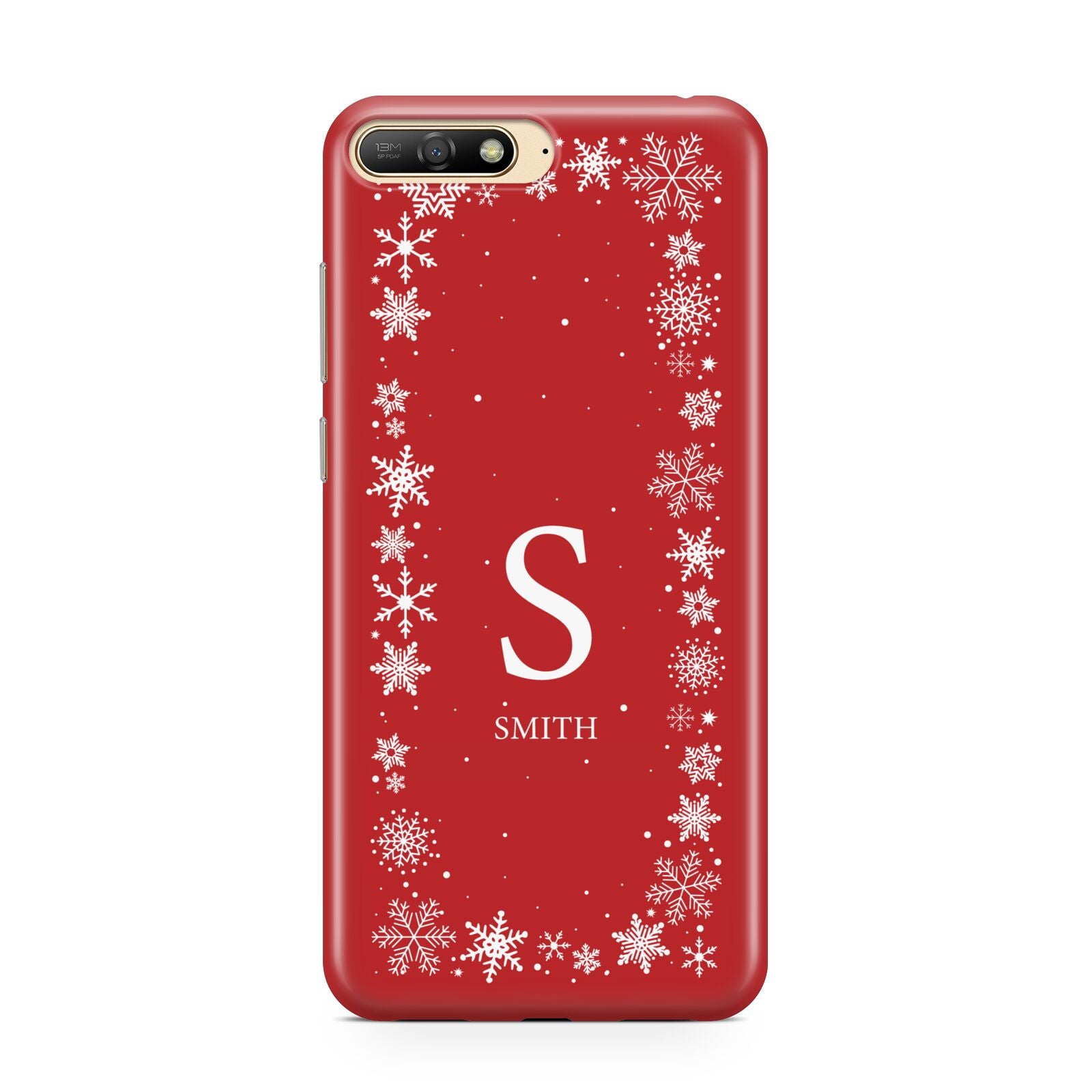 Festive Monogram Personalised Huawei Y6 2018