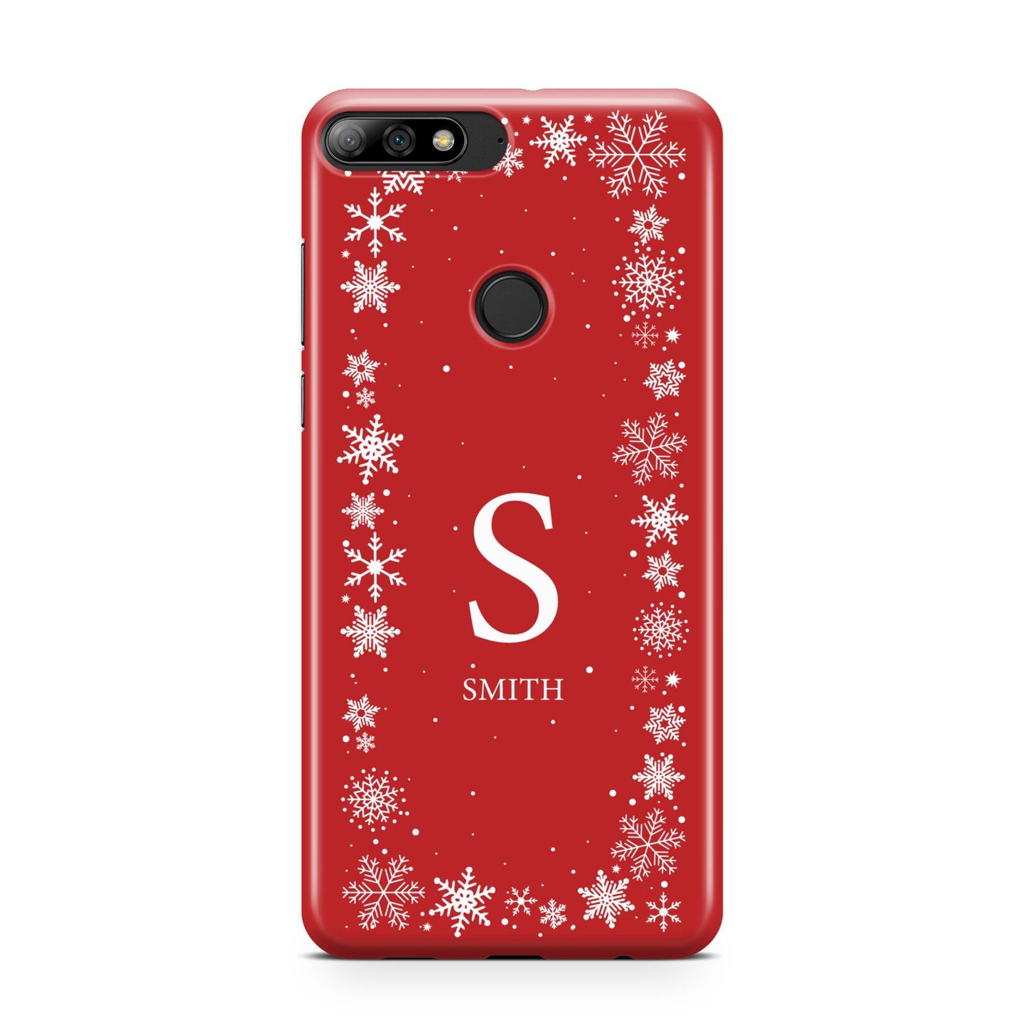 Festive Monogram Personalised Huawei Y7 2018