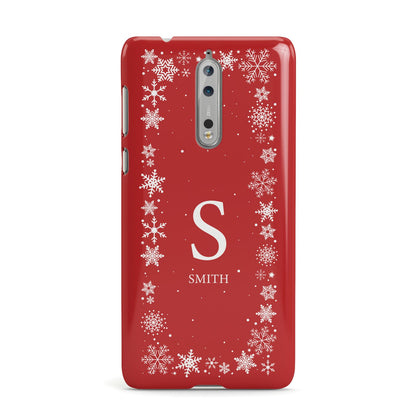 Festive Monogram Personalised Nokia Case