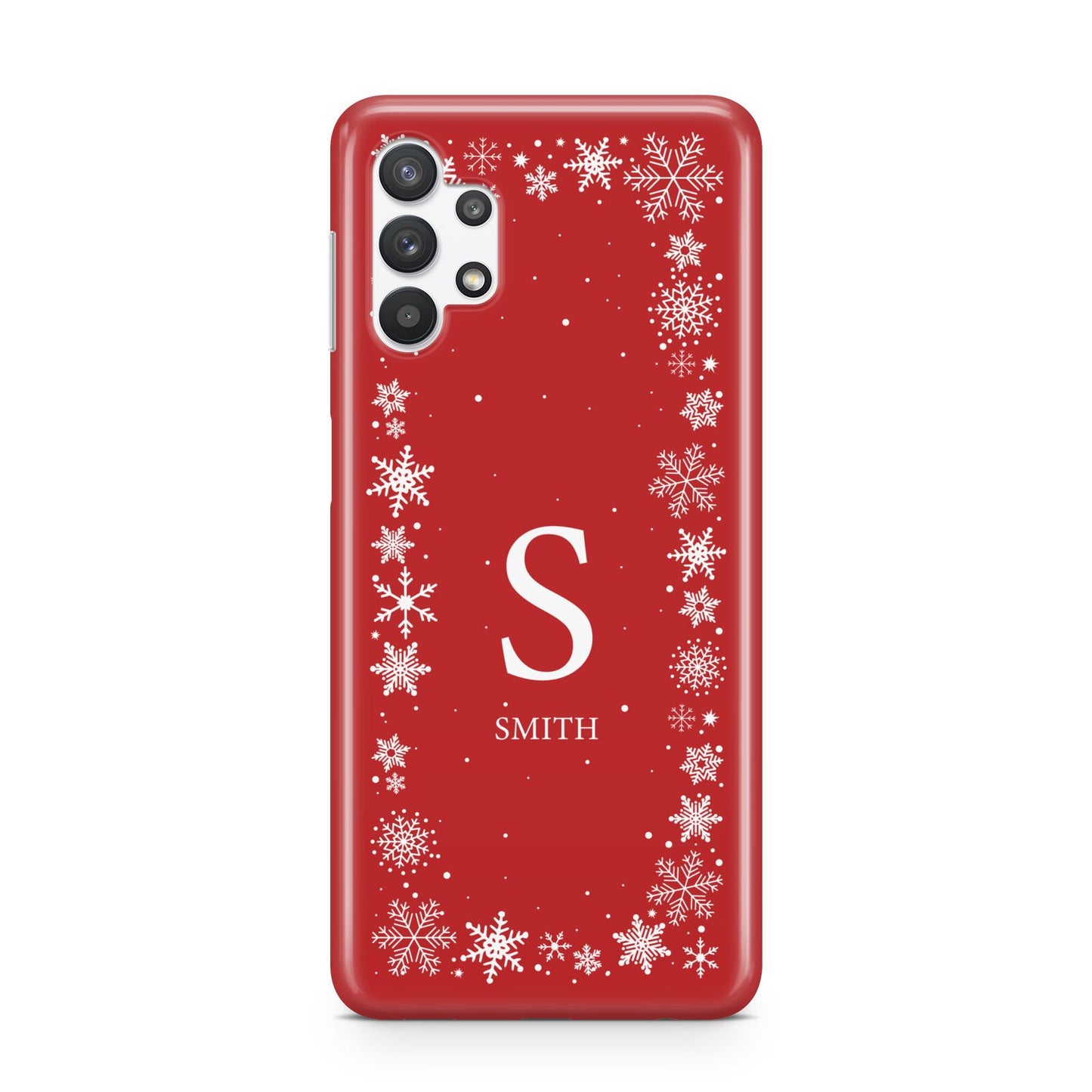 Festive Monogram Personalised Samsung A32 5G Case