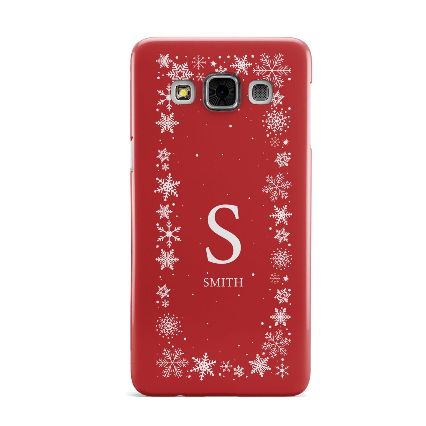 Festive Monogram Personalised Samsung Galaxy A3 Case