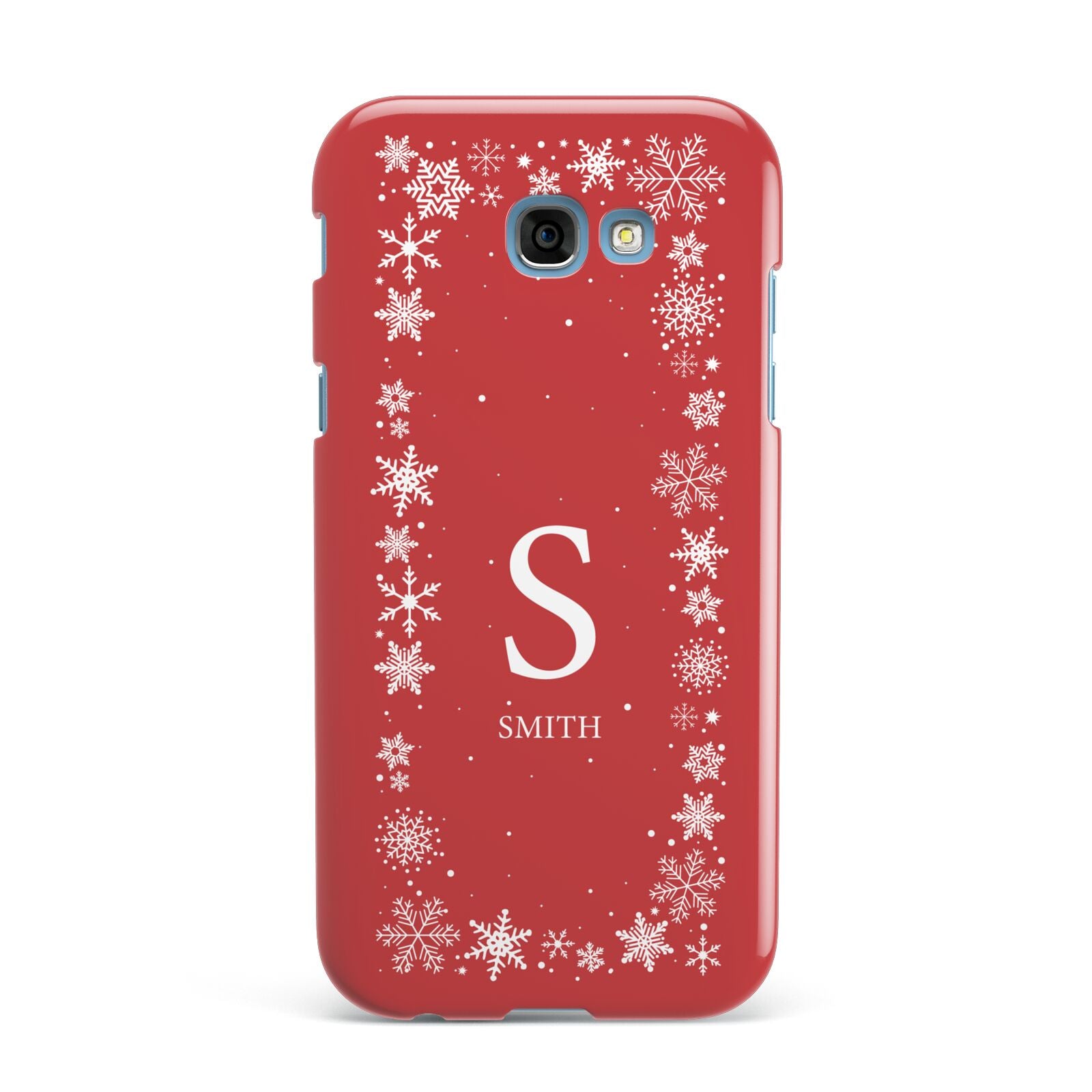 Festive Monogram Personalised Samsung Galaxy A7 2017 Case