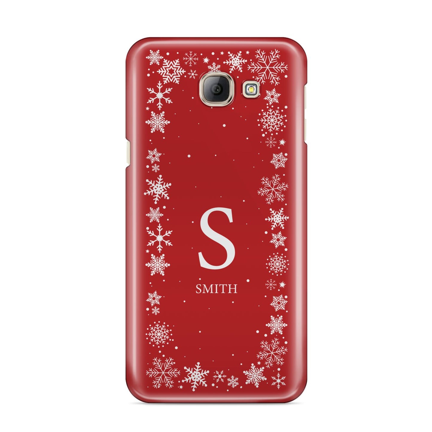 Festive Monogram Personalised Samsung Galaxy A8 2016 Case