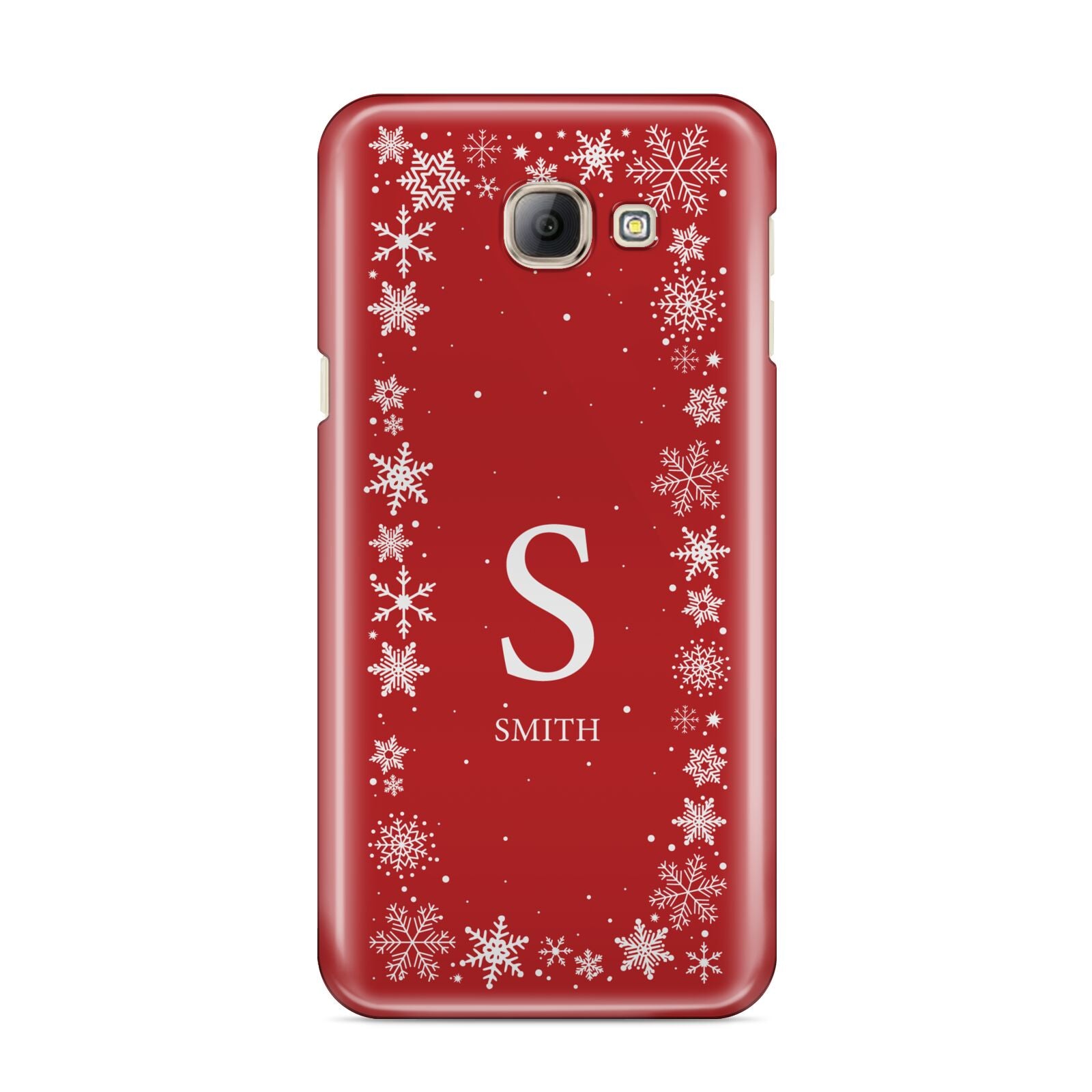 Festive Monogram Personalised Samsung Galaxy A8 2016 Case