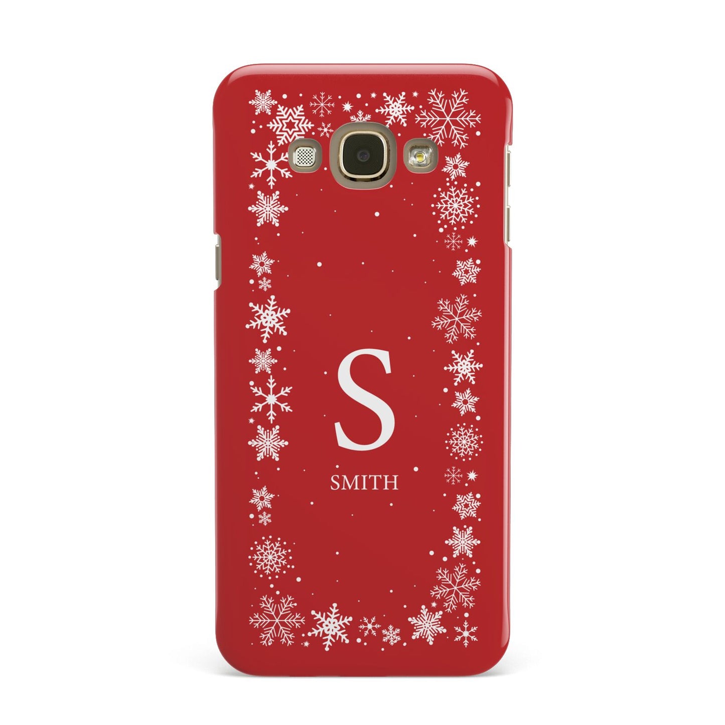 Festive Monogram Personalised Samsung Galaxy A8 Case