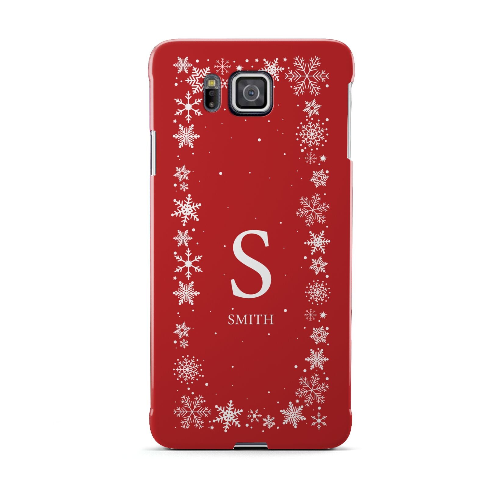 Festive Monogram Personalised Samsung Galaxy Alpha Case