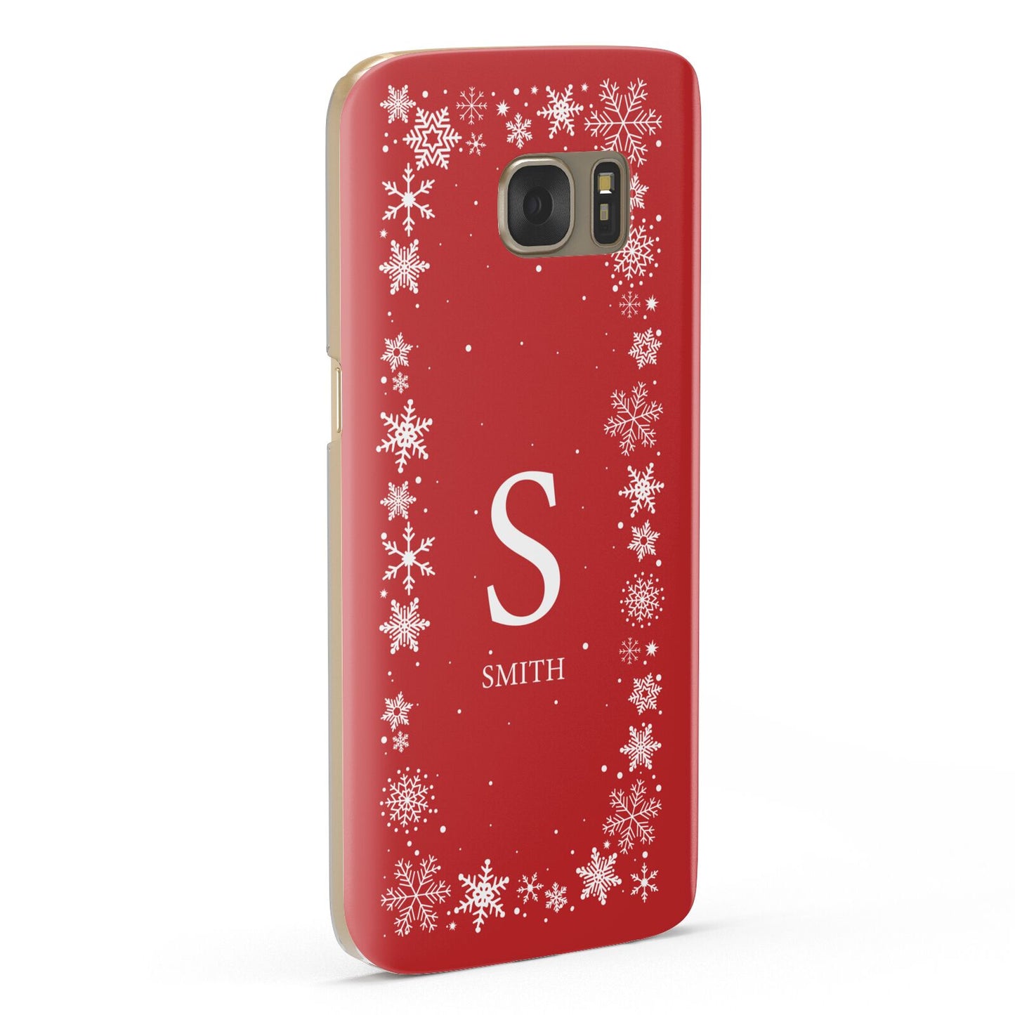 Festive Monogram Personalised Samsung Galaxy Case Fourty Five Degrees