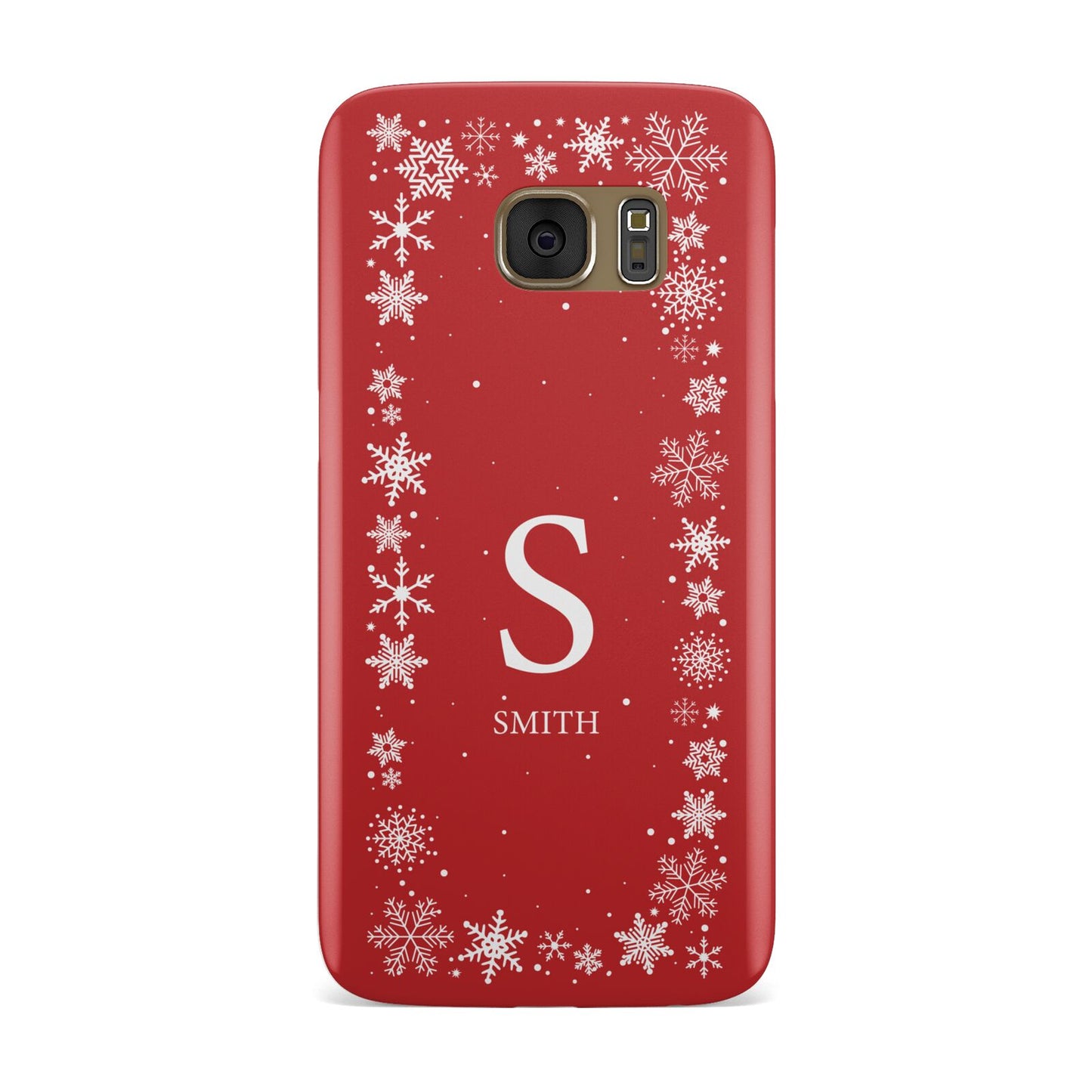 Festive Monogram Personalised Samsung Galaxy Case