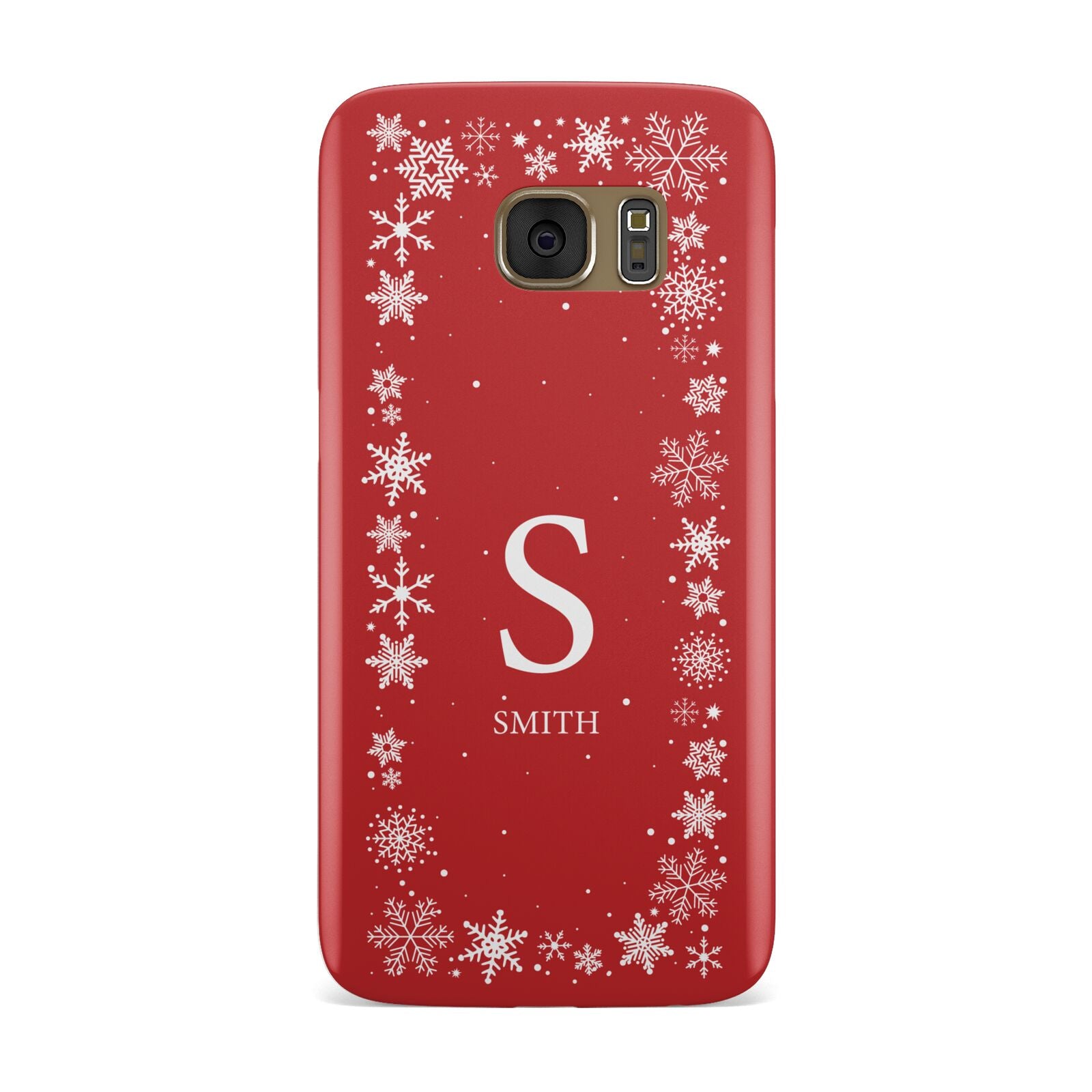 Festive Monogram Personalised Samsung Galaxy Case