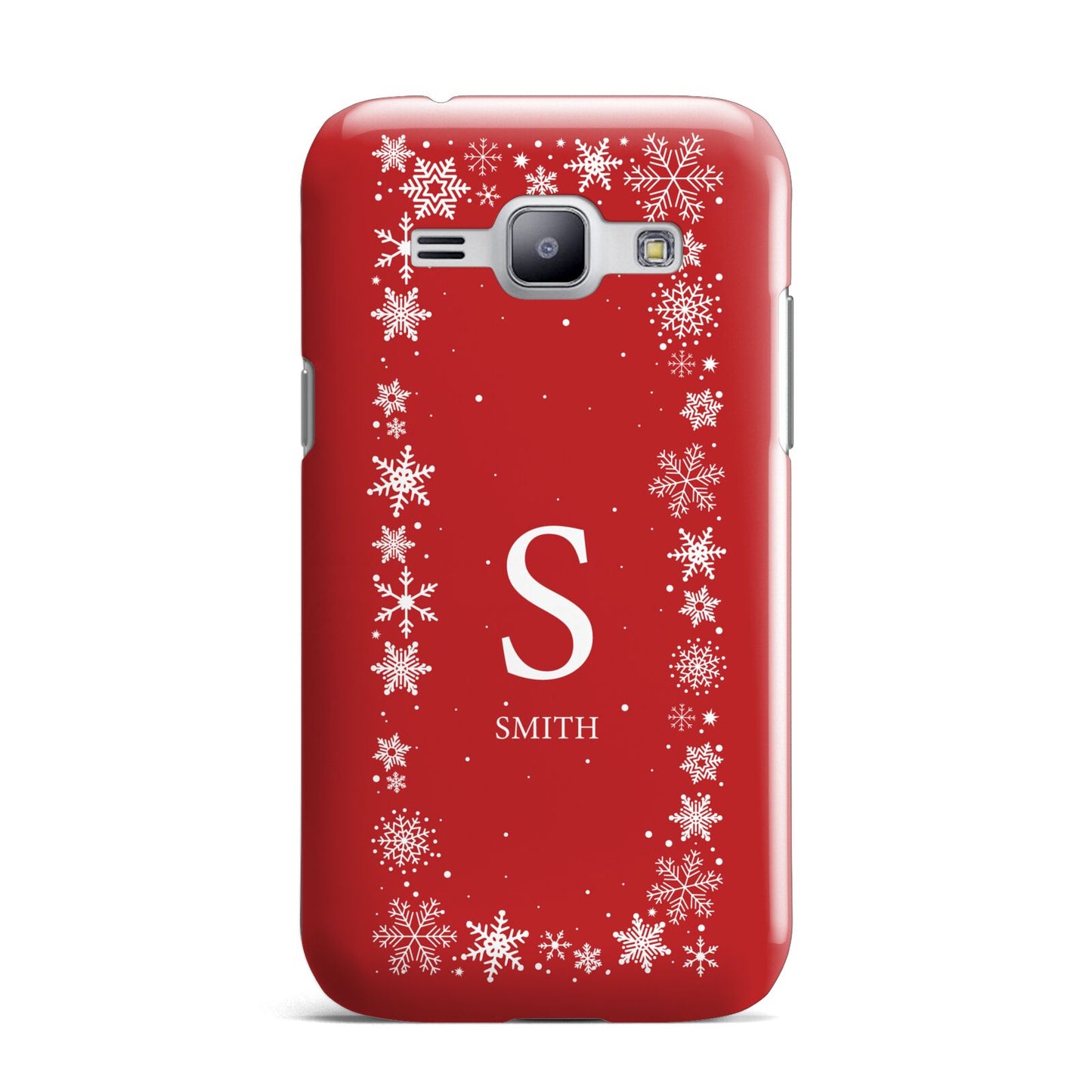 Festive Monogram Personalised Samsung Galaxy J1 2015 Case