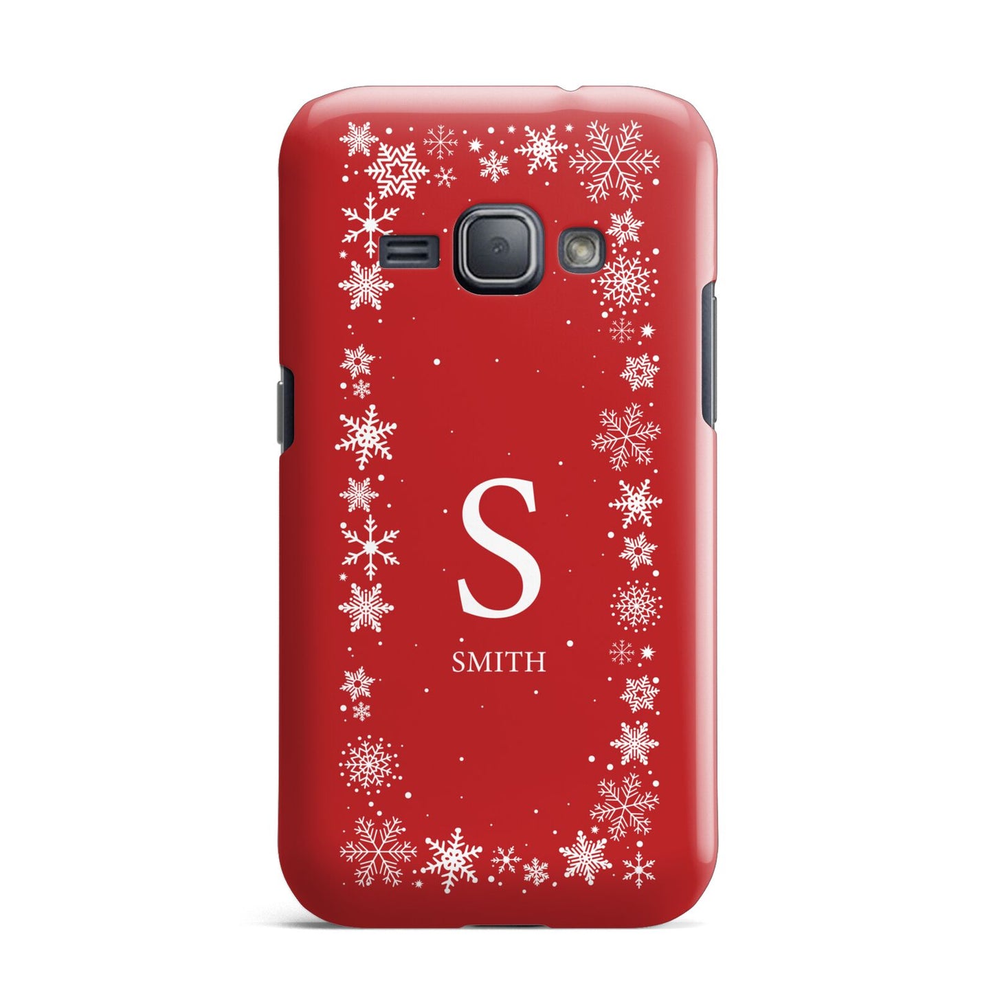 Festive Monogram Personalised Samsung Galaxy J1 2016 Case