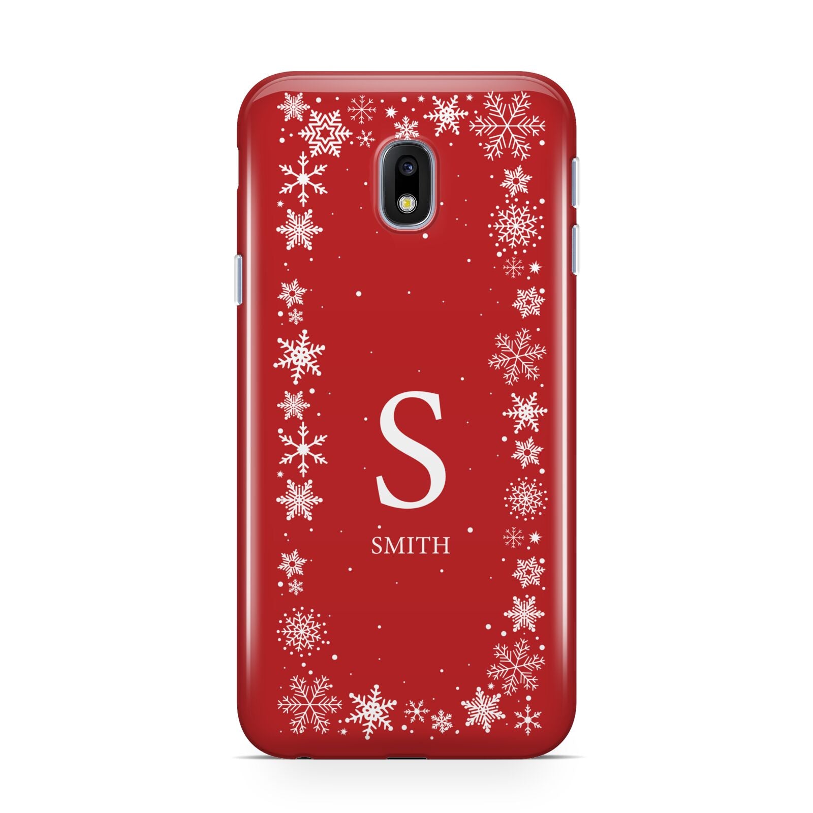 Festive Monogram Personalised Samsung Galaxy J3 2017 Case