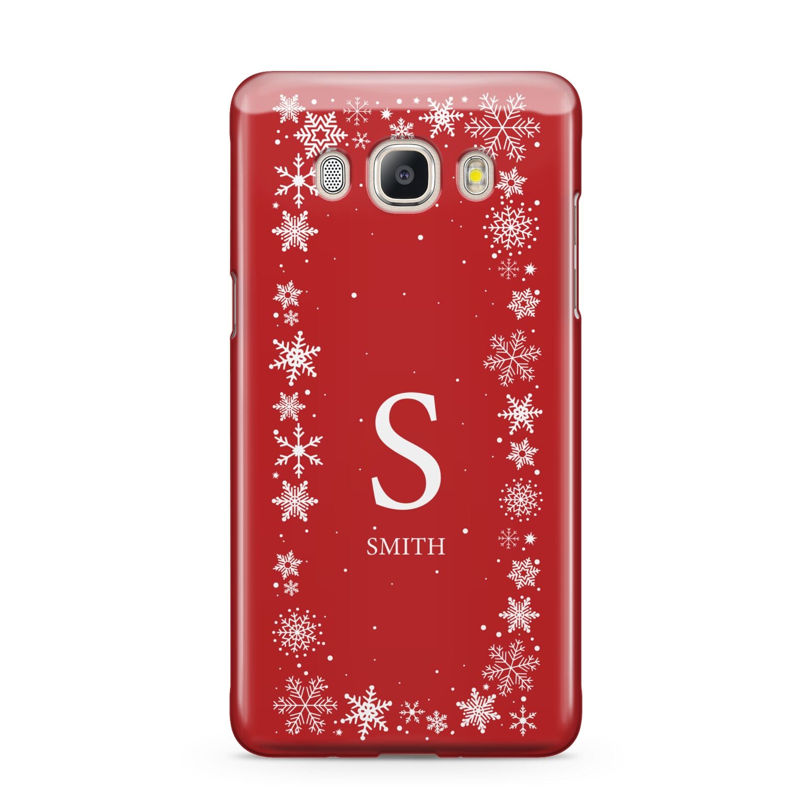 Festive Monogram Personalised Samsung Galaxy J5 2016 Case