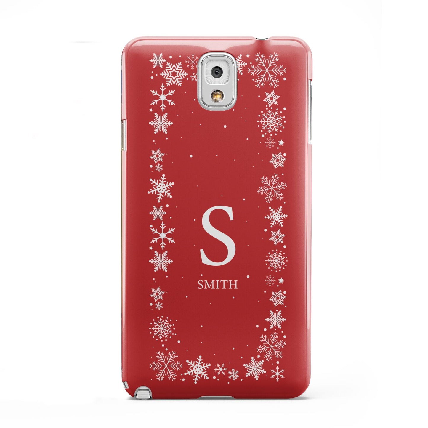 Festive Monogram Personalised Samsung Galaxy Note 3 Case